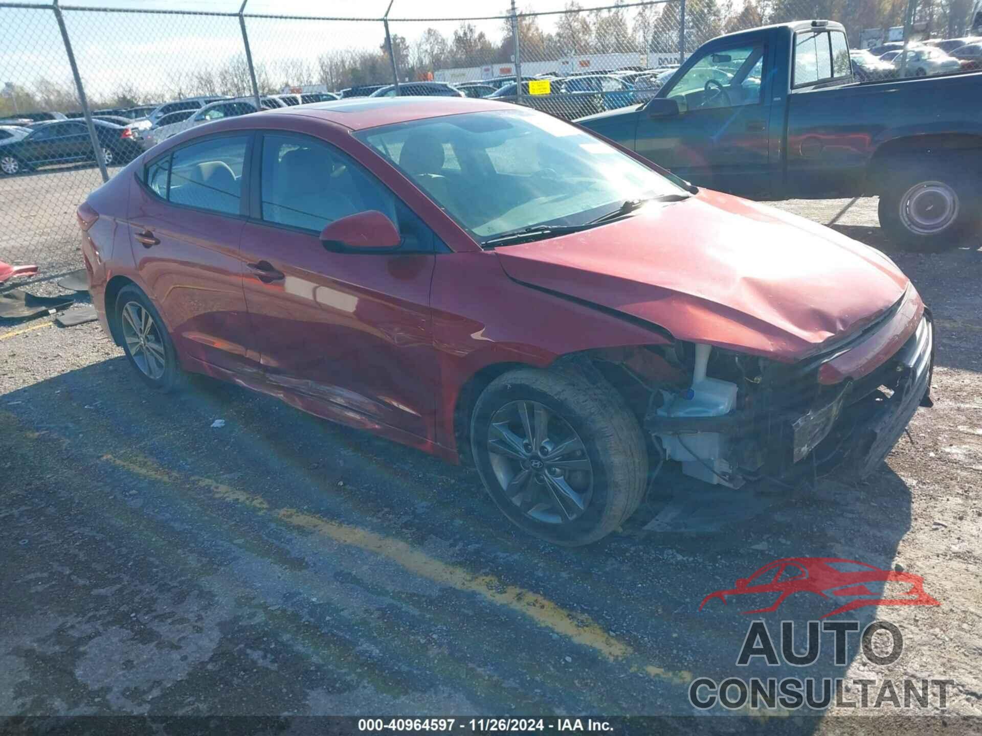 HYUNDAI ELANTRA 2017 - 5NPD84LF9HH204523