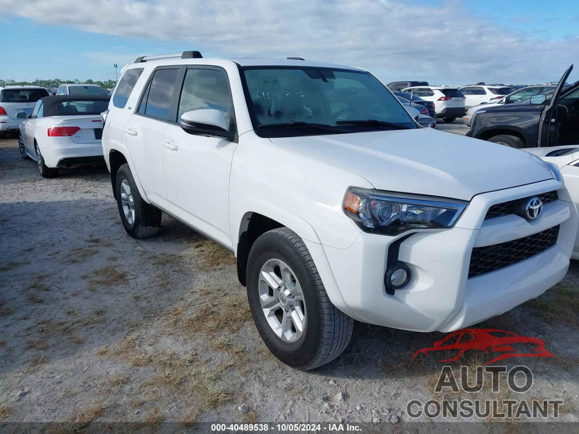 TOYOTA 4RUNNER 2019 - JTEZU5JR1K5211893