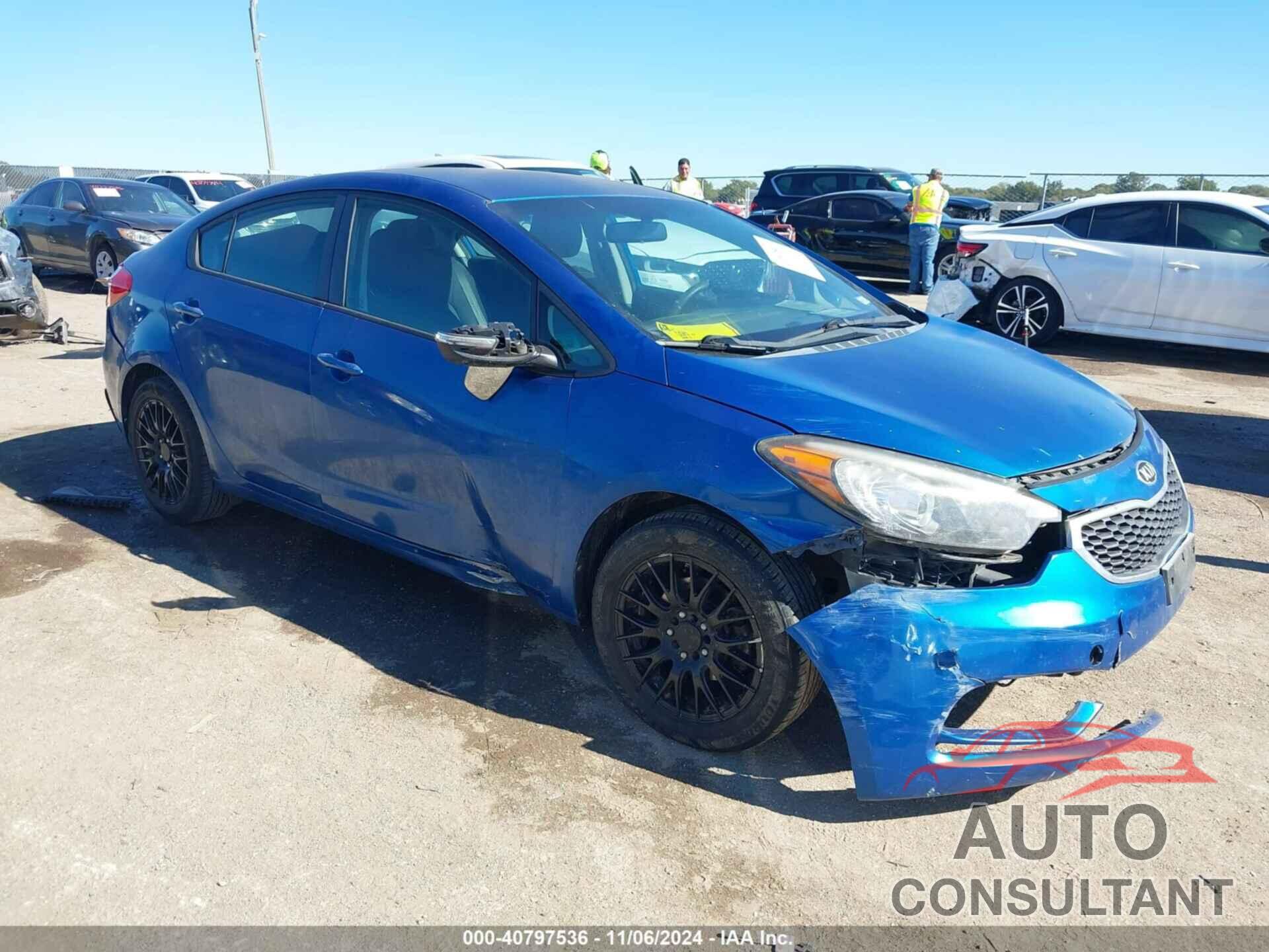 KIA FORTE 2014 - KNAFX4A64E5233693