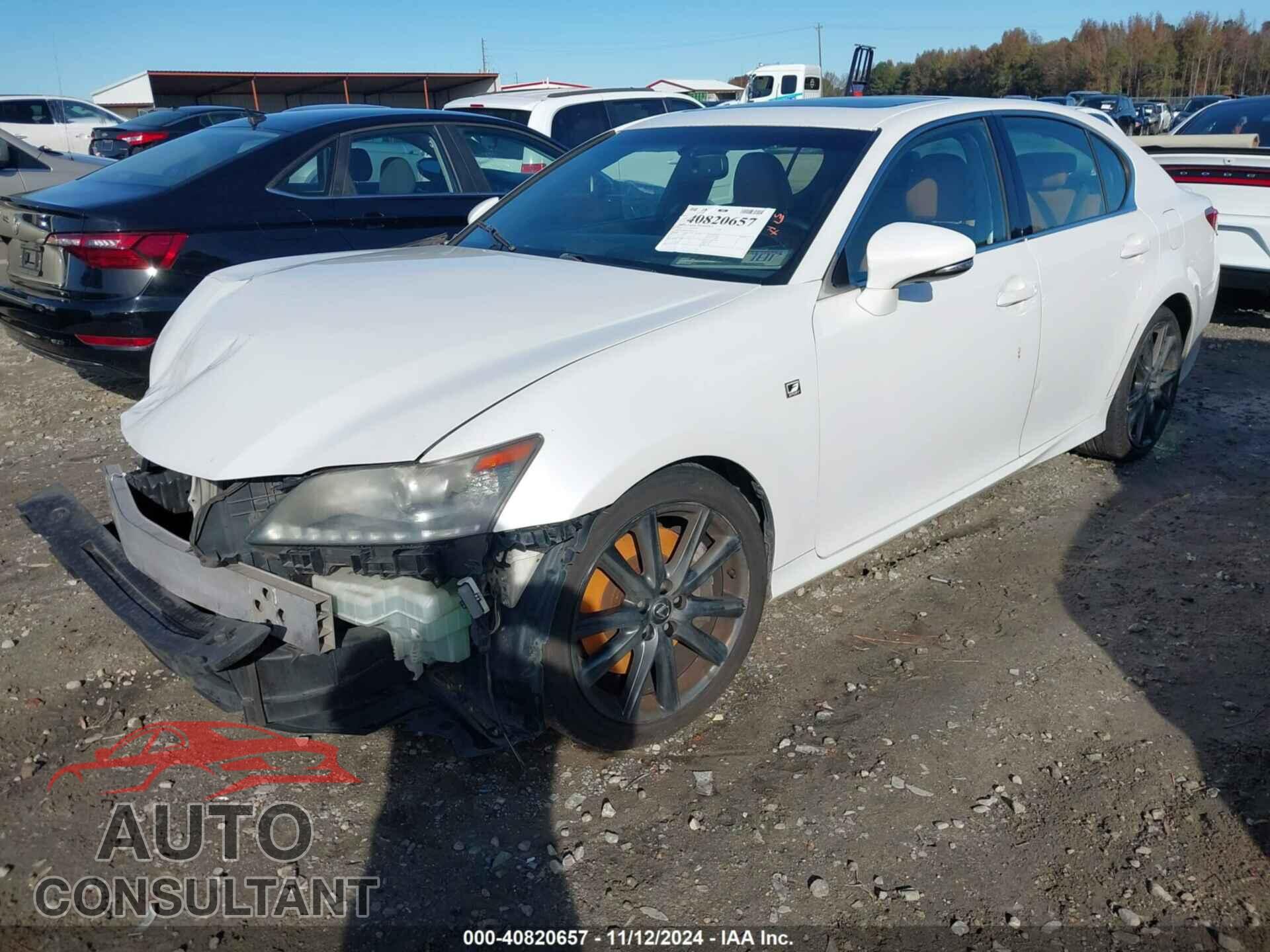 LEXUS GS 2013 - JTHBE1BL3D5017292