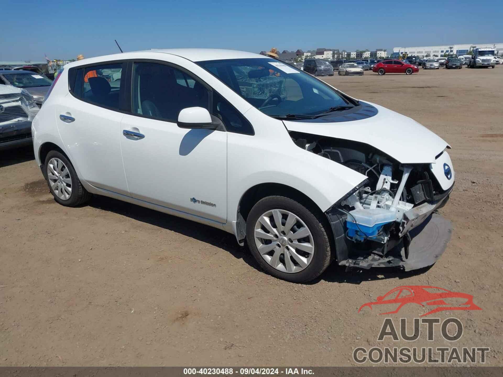 NISSAN LEAF 2016 - 1N4AZ0CP7GC307795