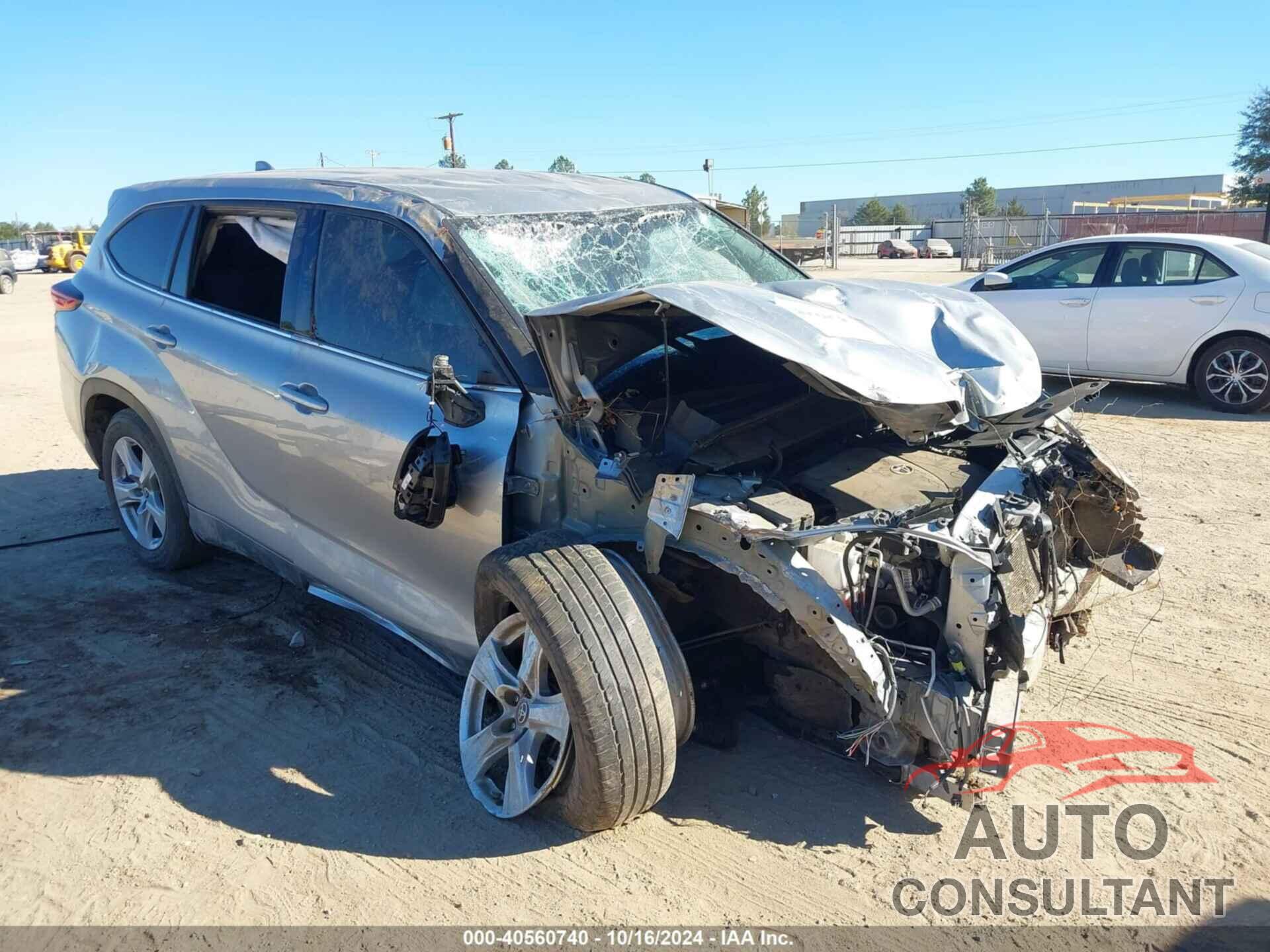 TOYOTA HIGHLANDER 2021 - 5TDZZRAH3MS524736