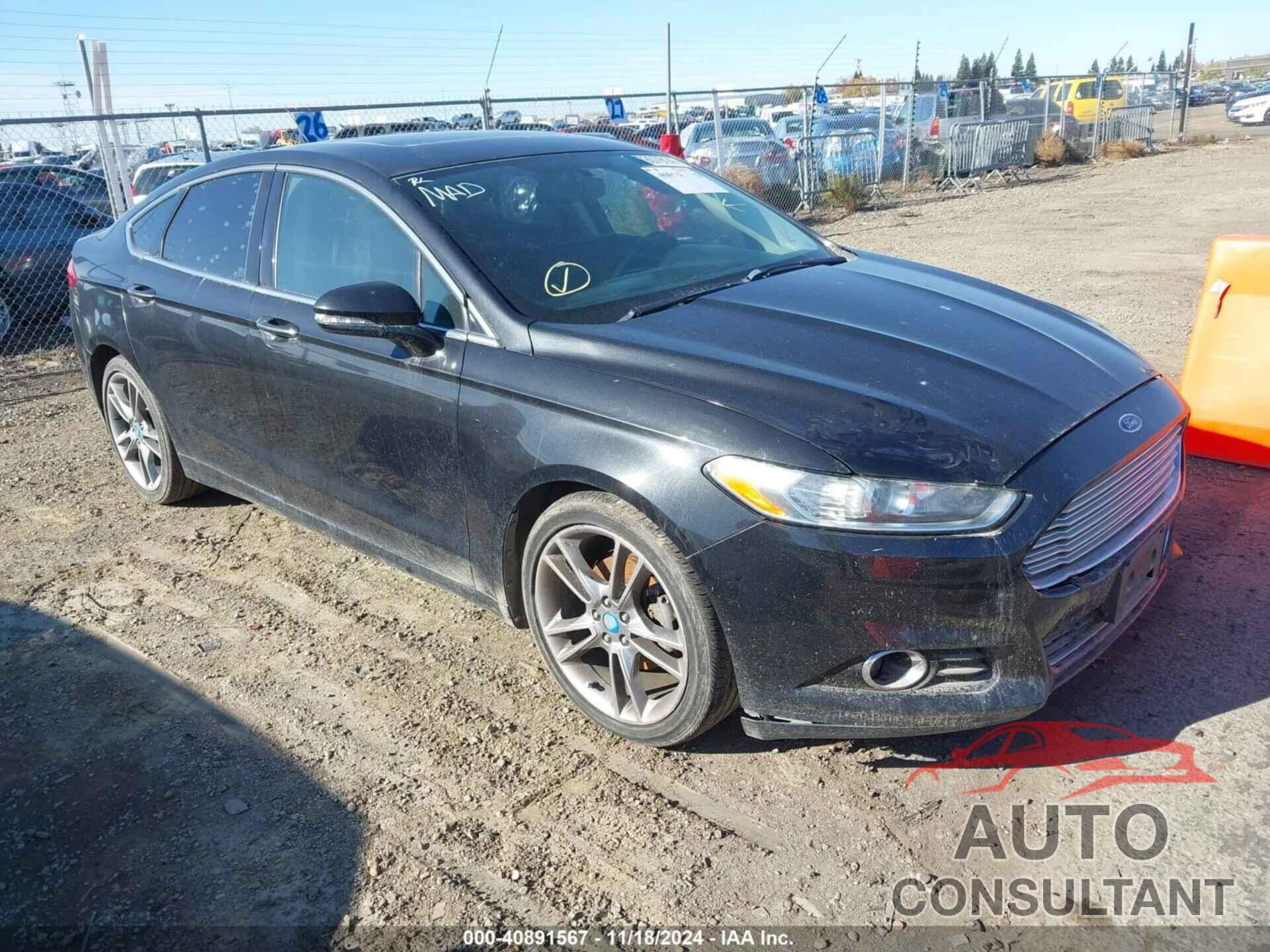 FORD FUSION 2013 - 3FA6P0K92DR120279