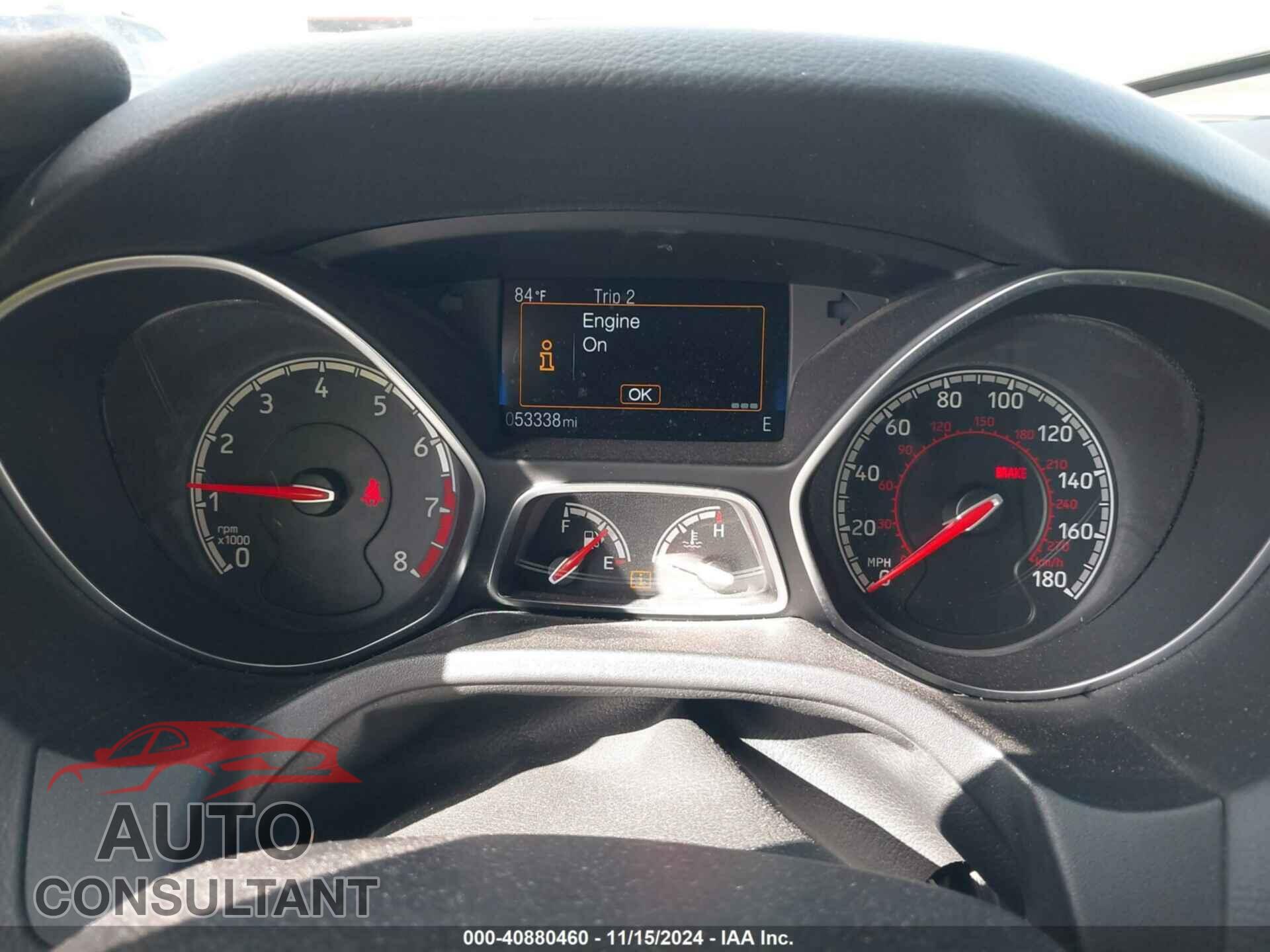 FORD FOCUS ST 2017 - 1FADP3L92HL348956