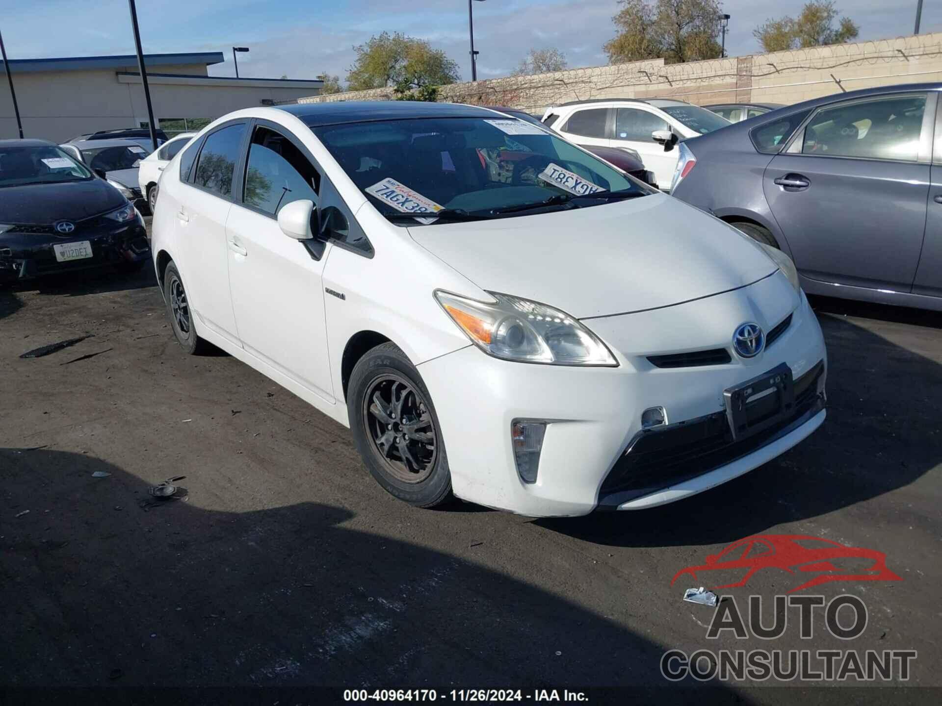 TOYOTA PRIUS 2013 - JTDKN3DU0D5633521