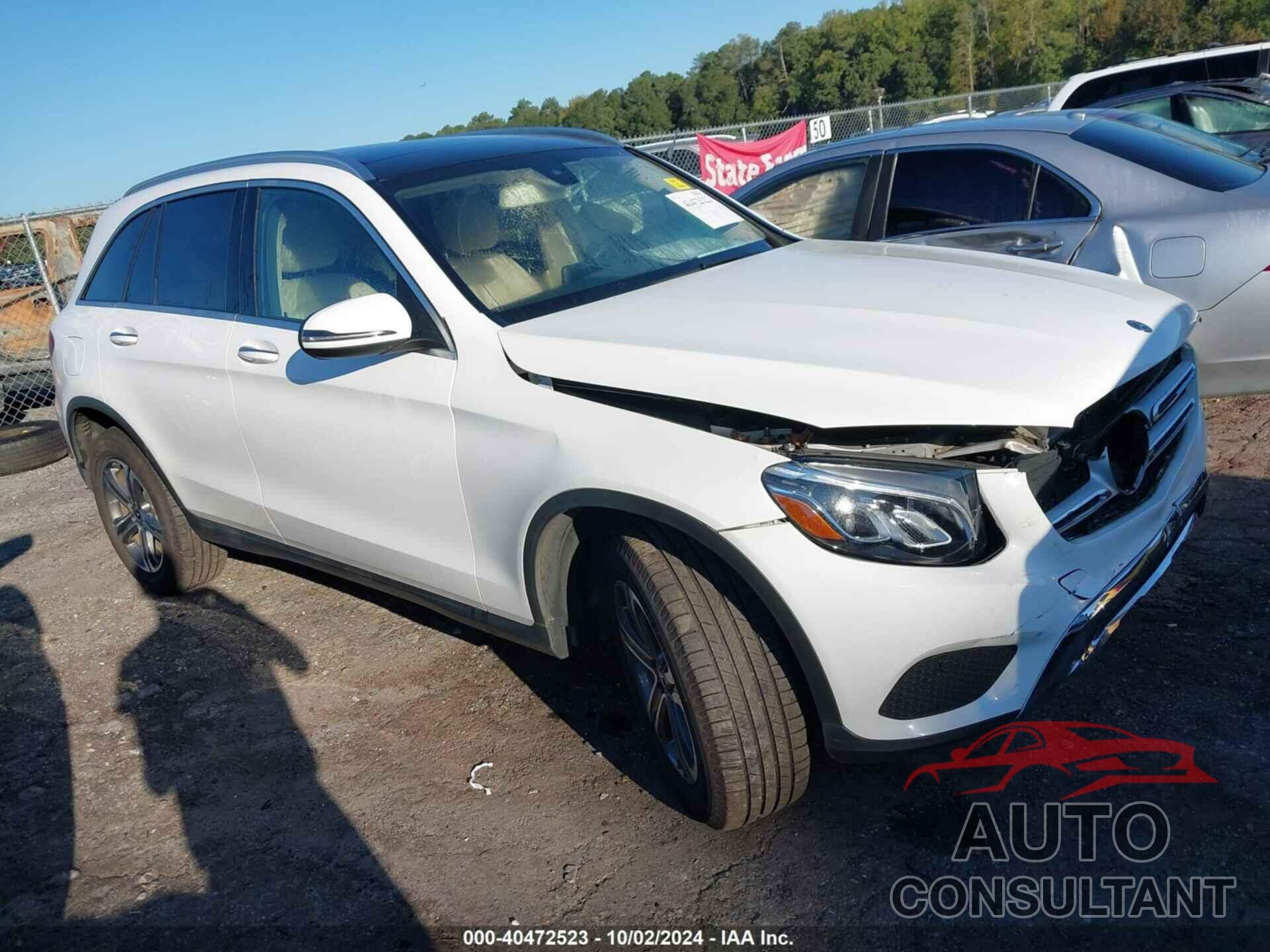 MERCEDES-BENZ GLC 2018 - WDC0G4JB5JV087721