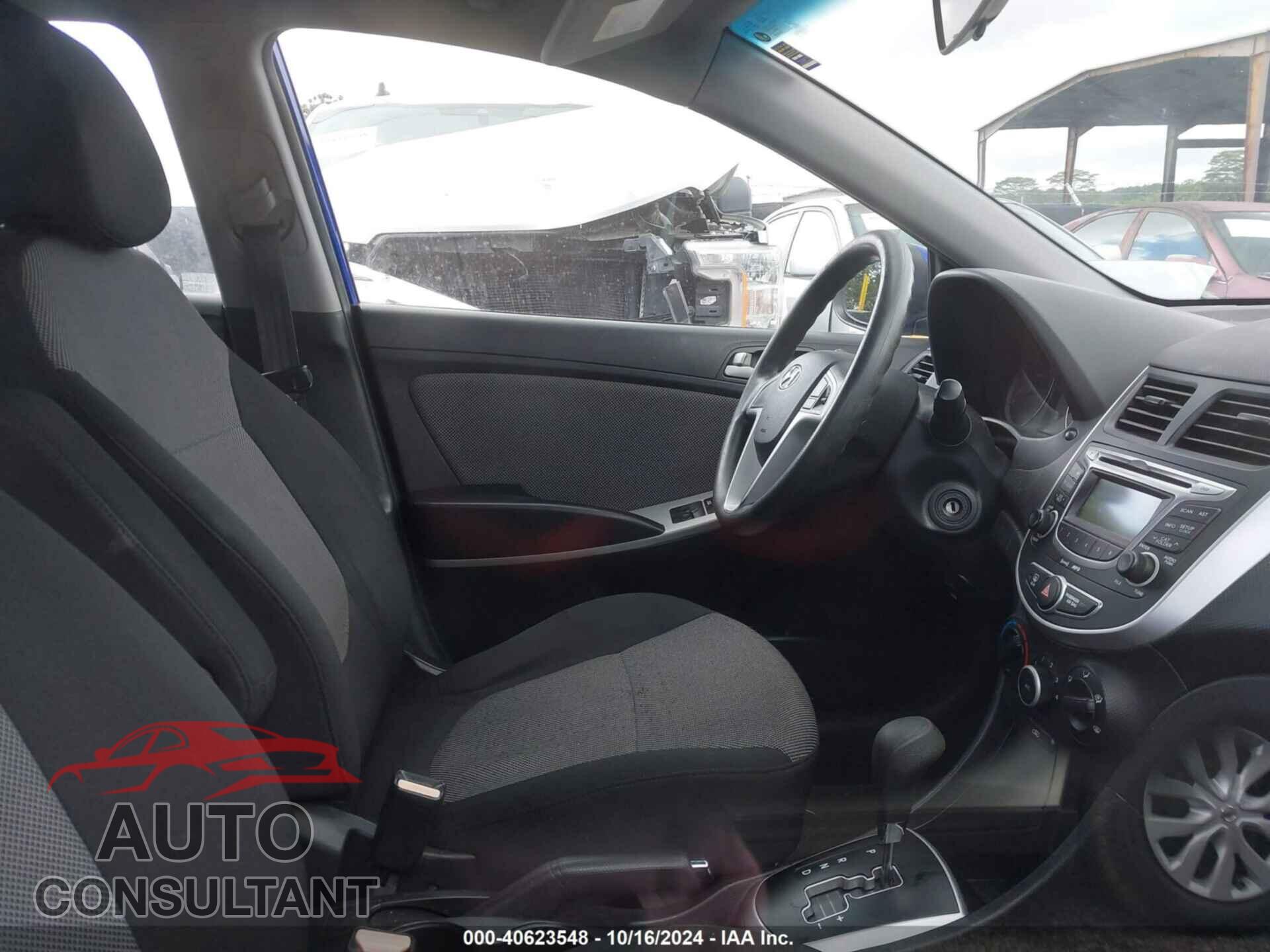 HYUNDAI ACCENT 2012 - KMHCT5AE3CU012003