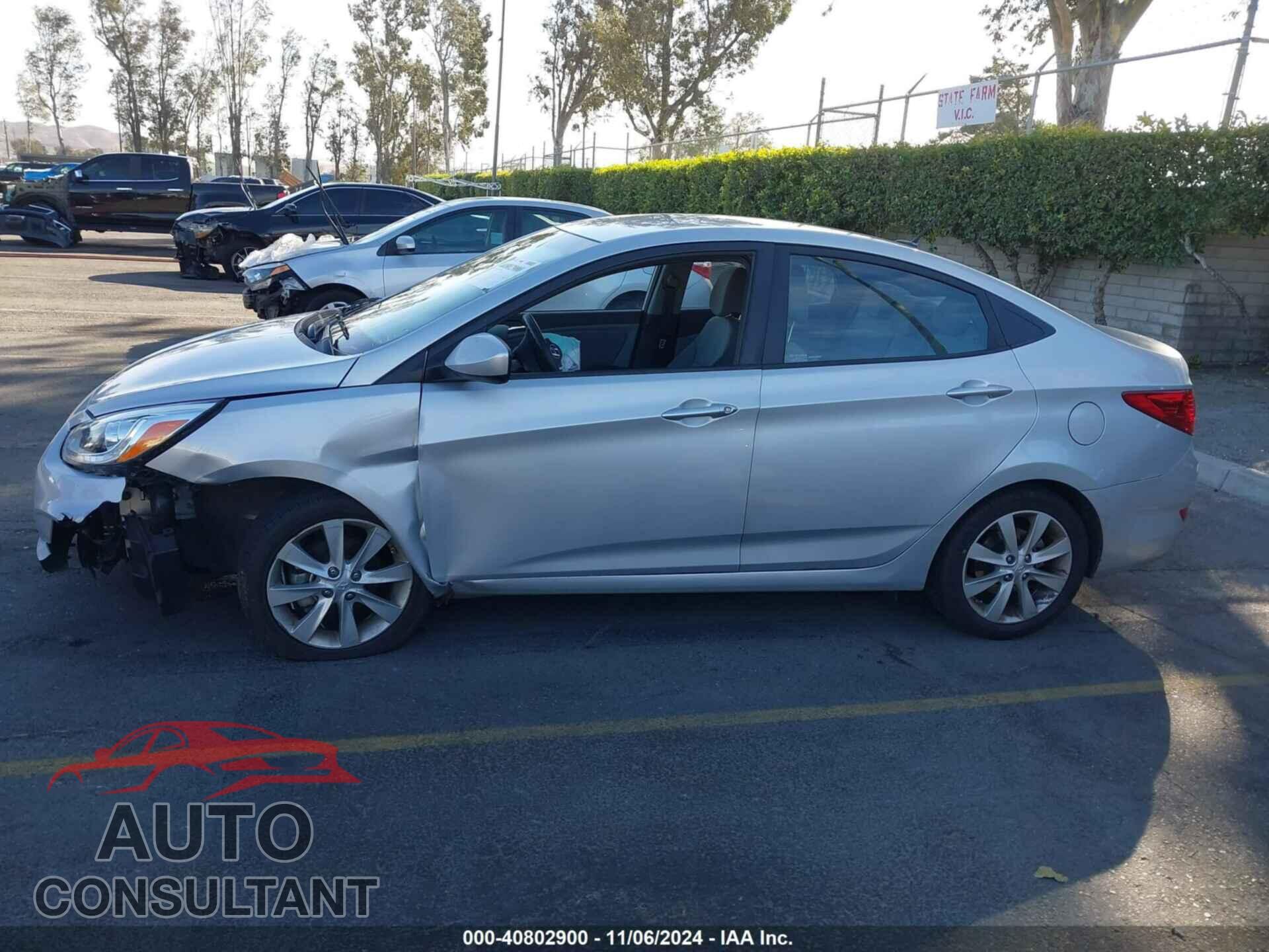 HYUNDAI ACCENT 2014 - KMHCU4AE3EU591701