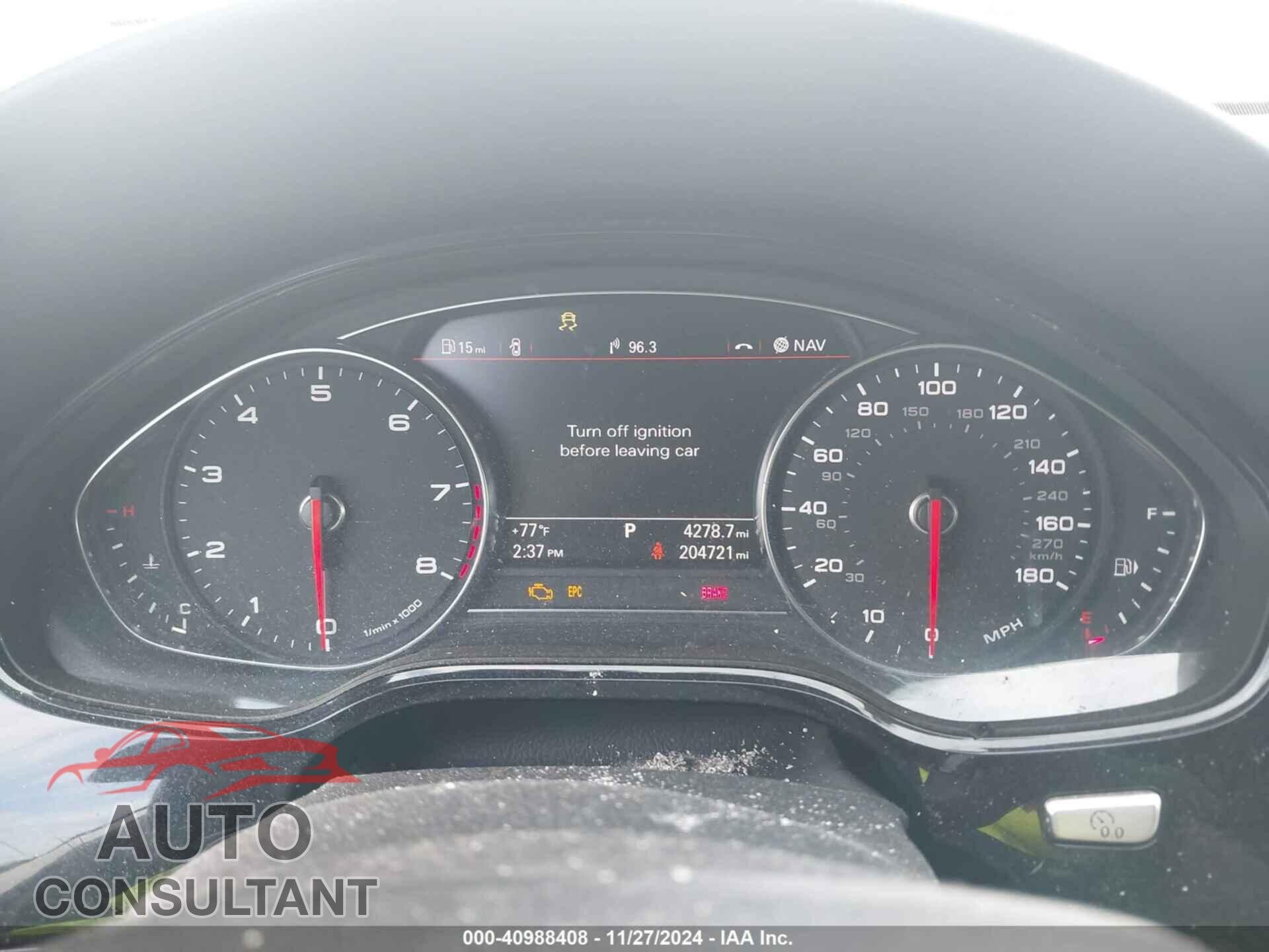 AUDI A8 L 2013 - WAUR2AFD2DN008964