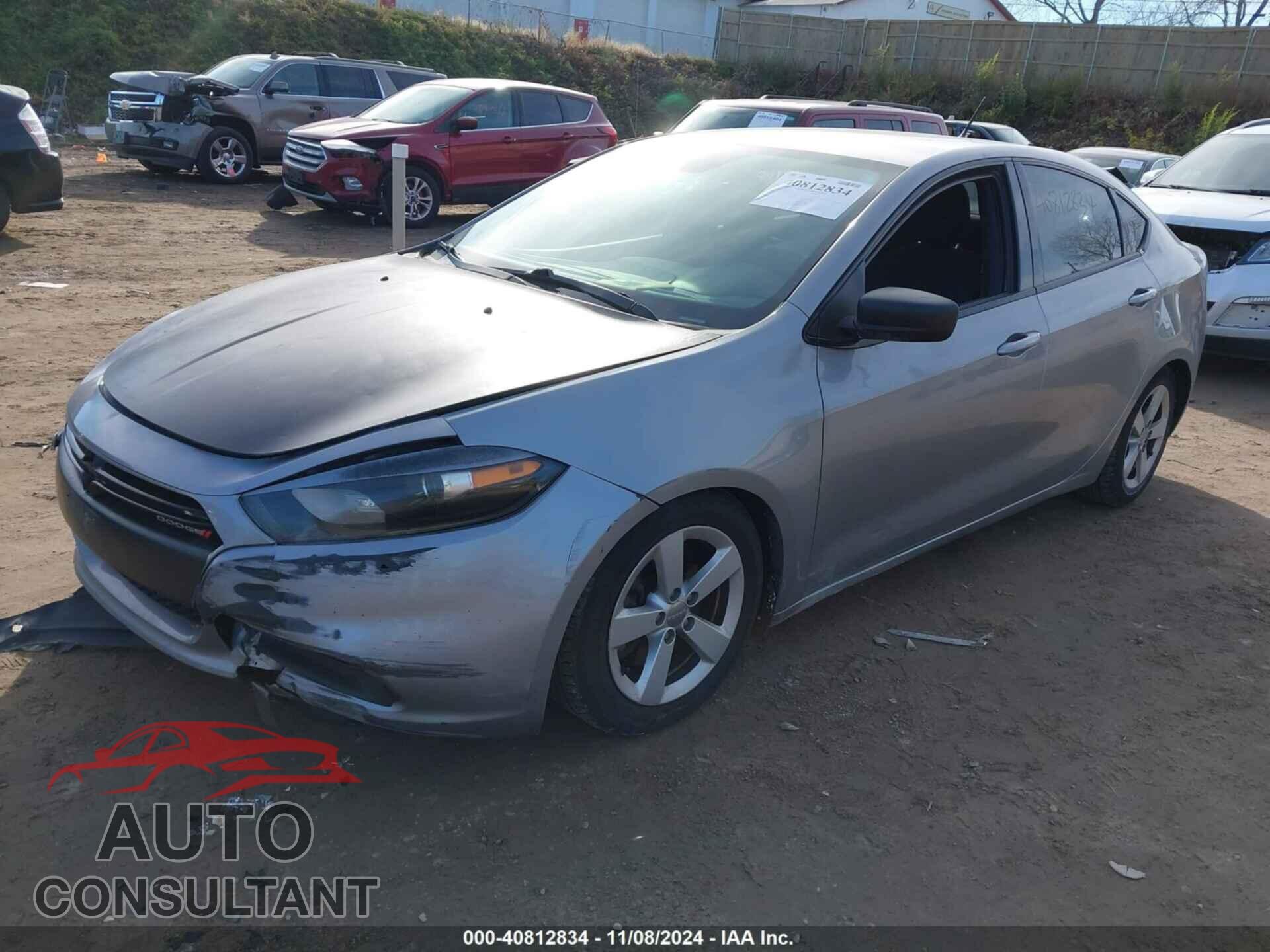 DODGE DART 2015 - 1C3CDFBB4FD123616