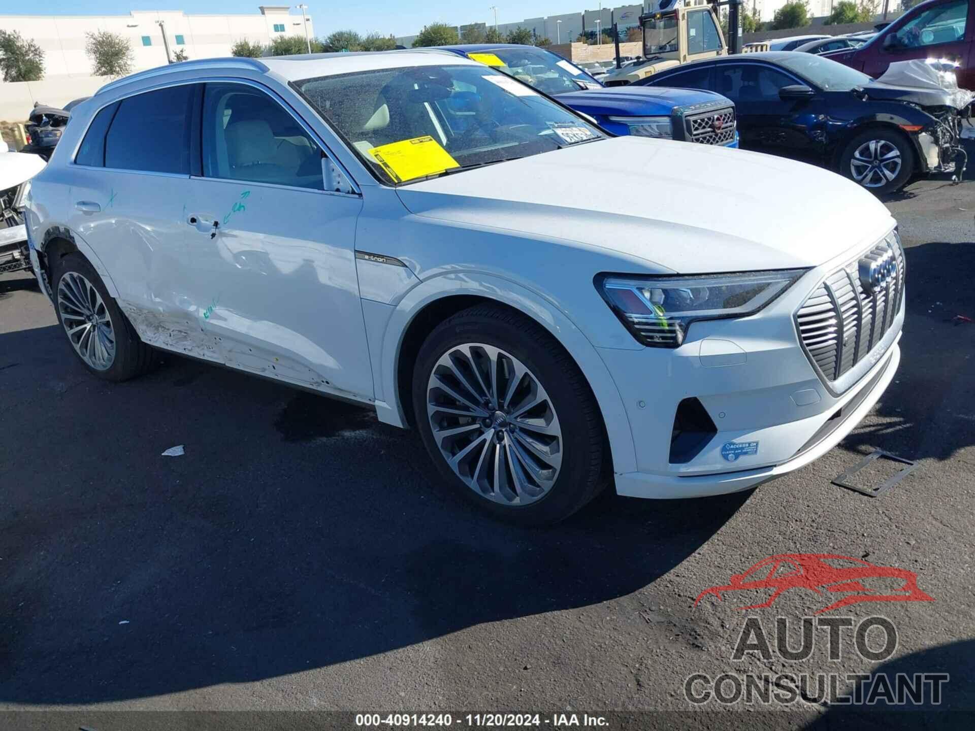 AUDI E-TRON 2019 - WA1VABGE0KB024140