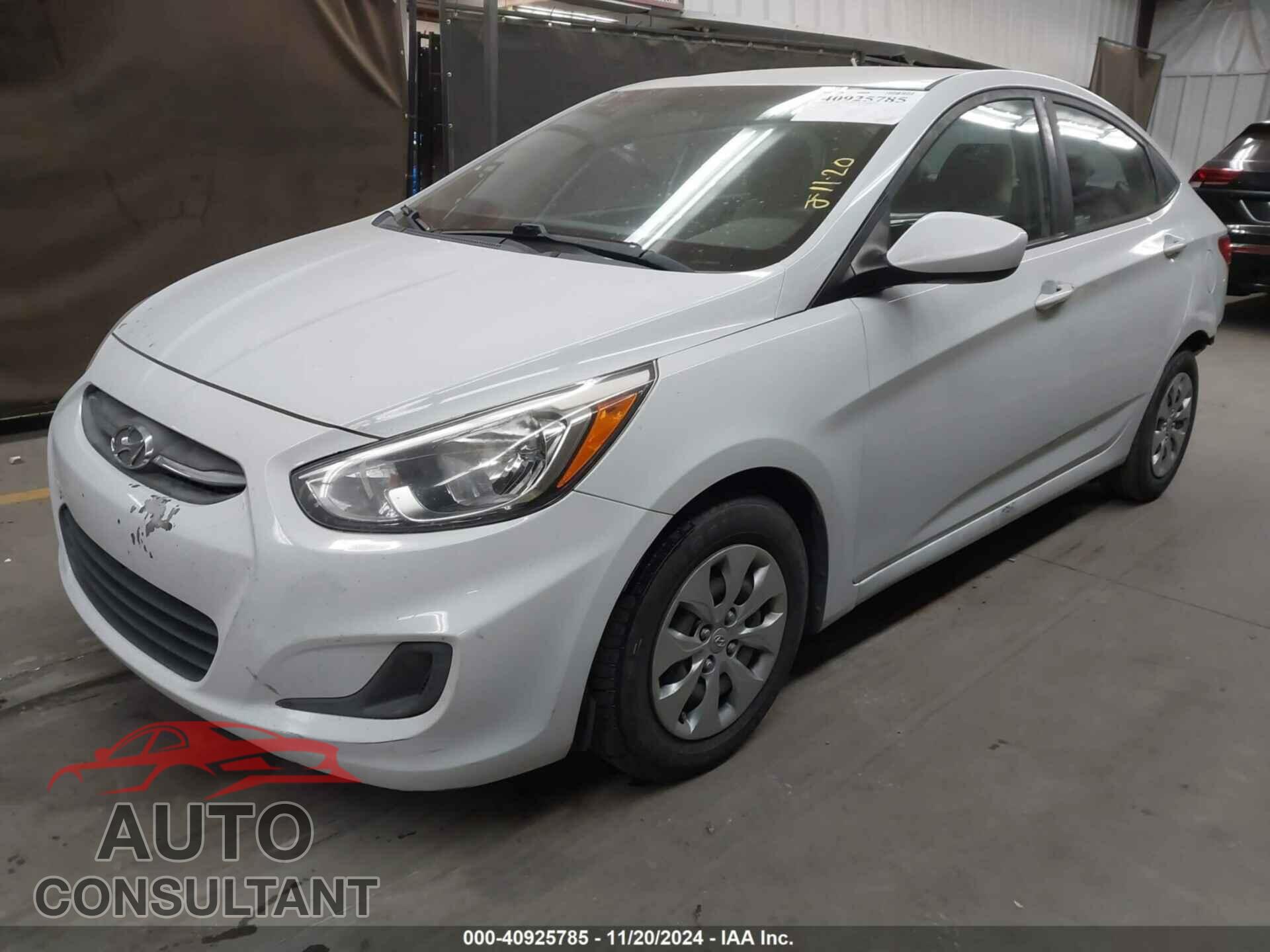 HYUNDAI ACCENT 2017 - KMHCT4AEXHU363458