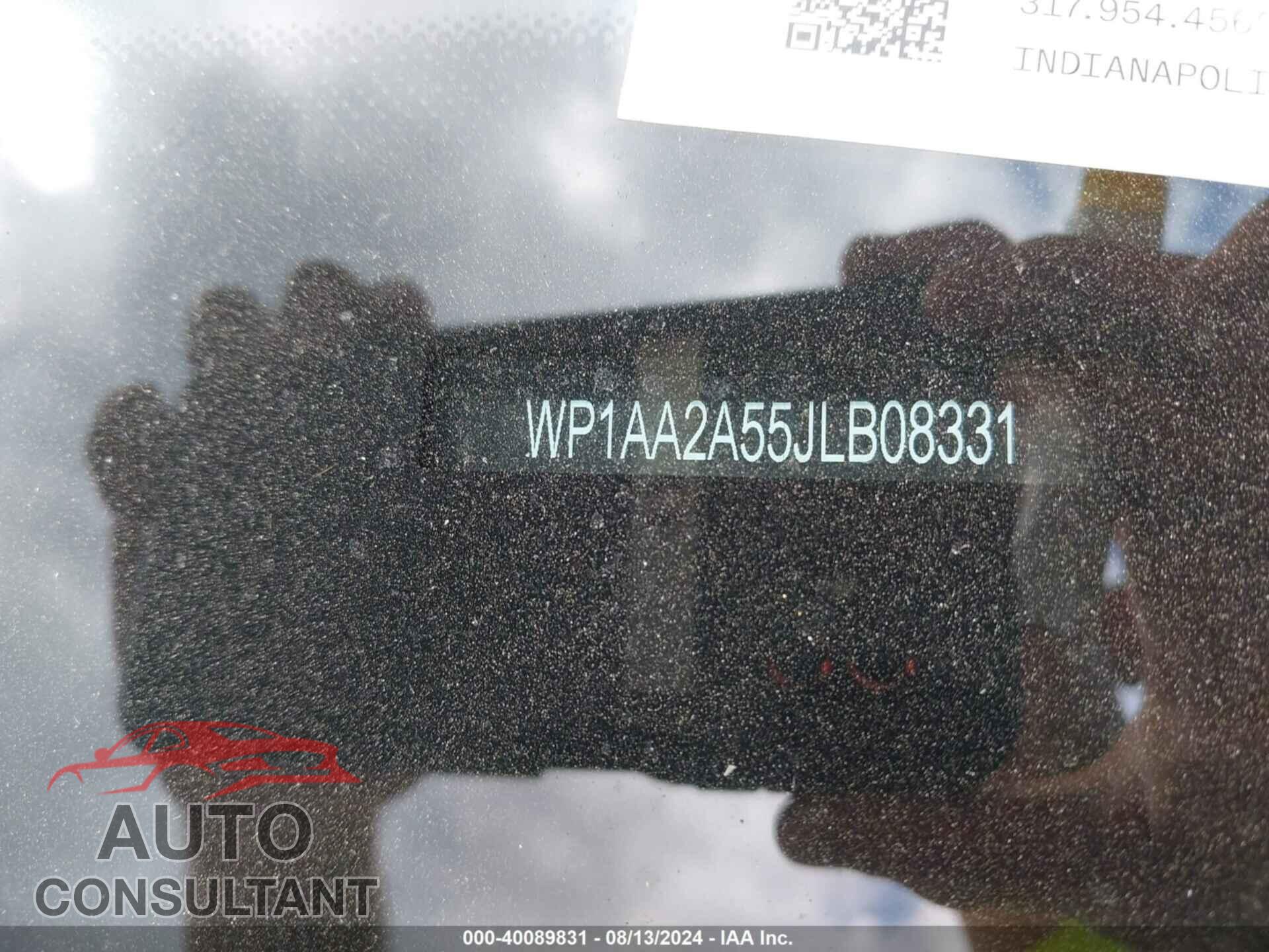 PORSCHE MACAN 2018 - WP1AA2A55JLB08331