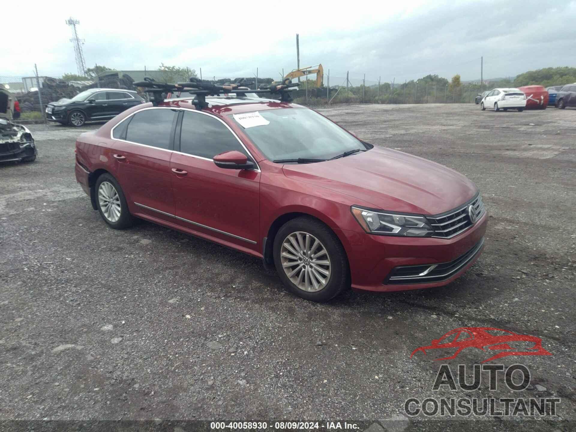 VOLKSWAGEN PASSAT 2016 - 1VWBT7A38GC017328