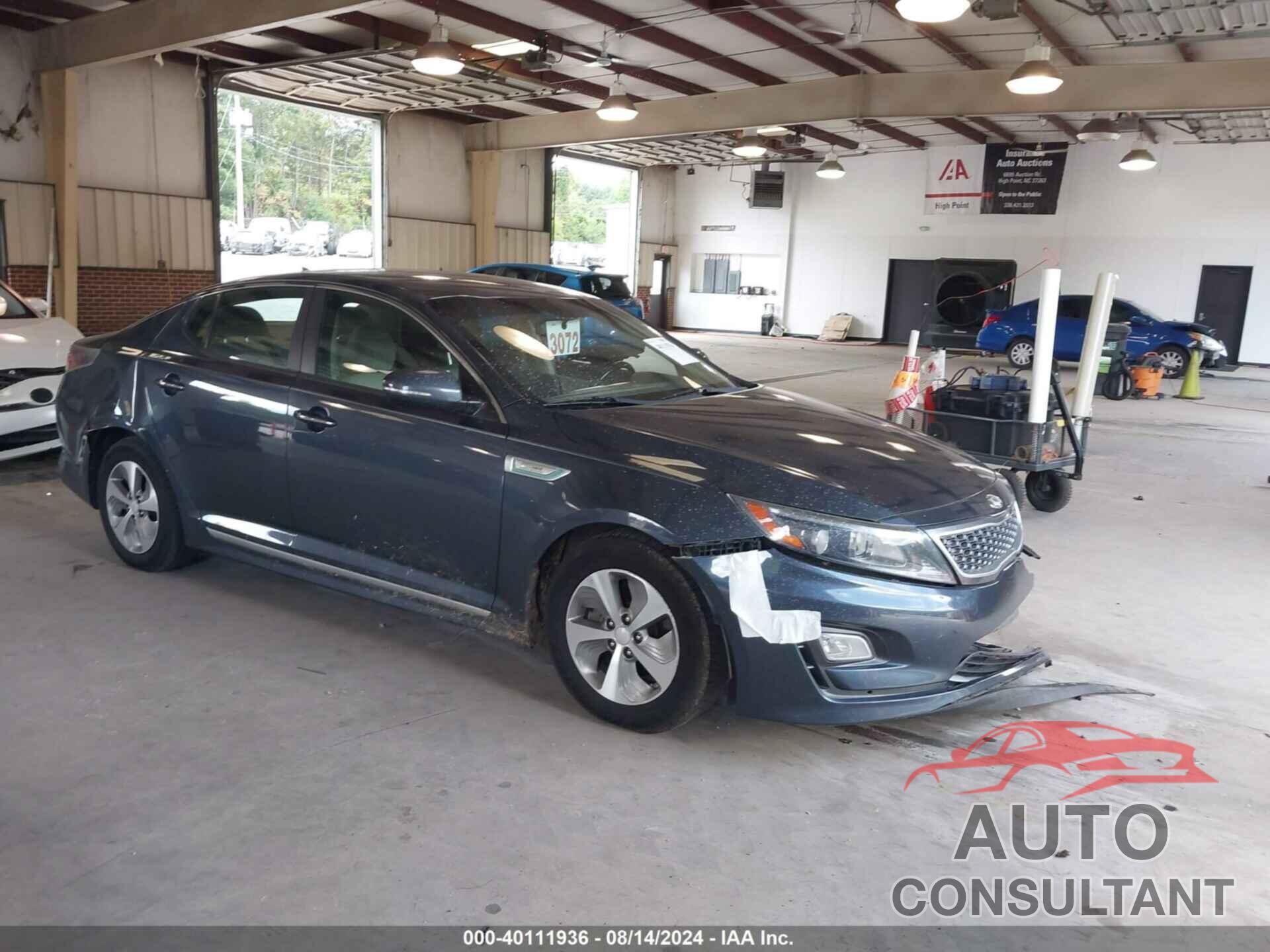 KIA OPTIMA HYBRID 2015 - KNAGM4AD1F5089016