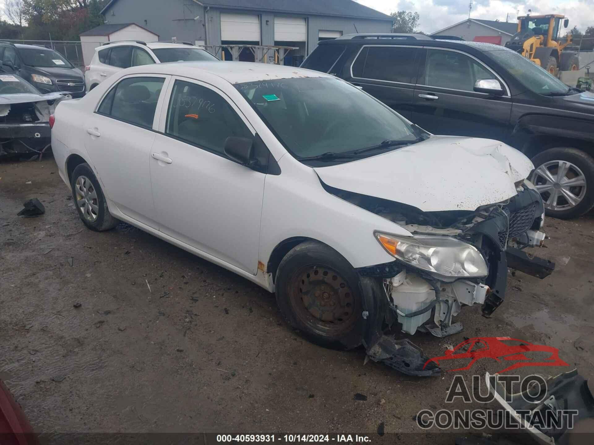 TOYOTA COROLLA 2009 - 1NXBU40E79Z082150