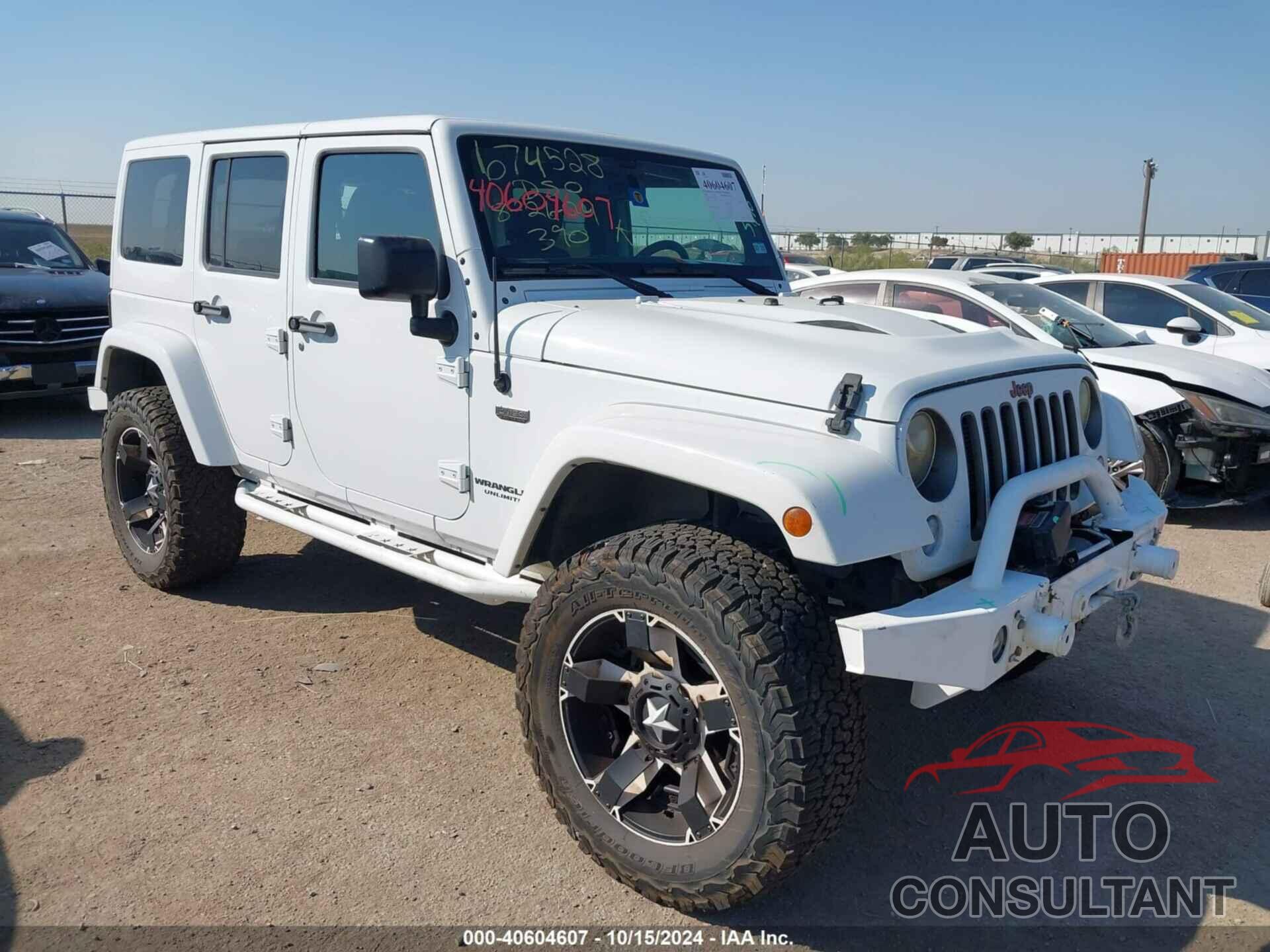 JEEP WRANGLER UNLIMITED 2016 - 1C4HJWEG4GL285559