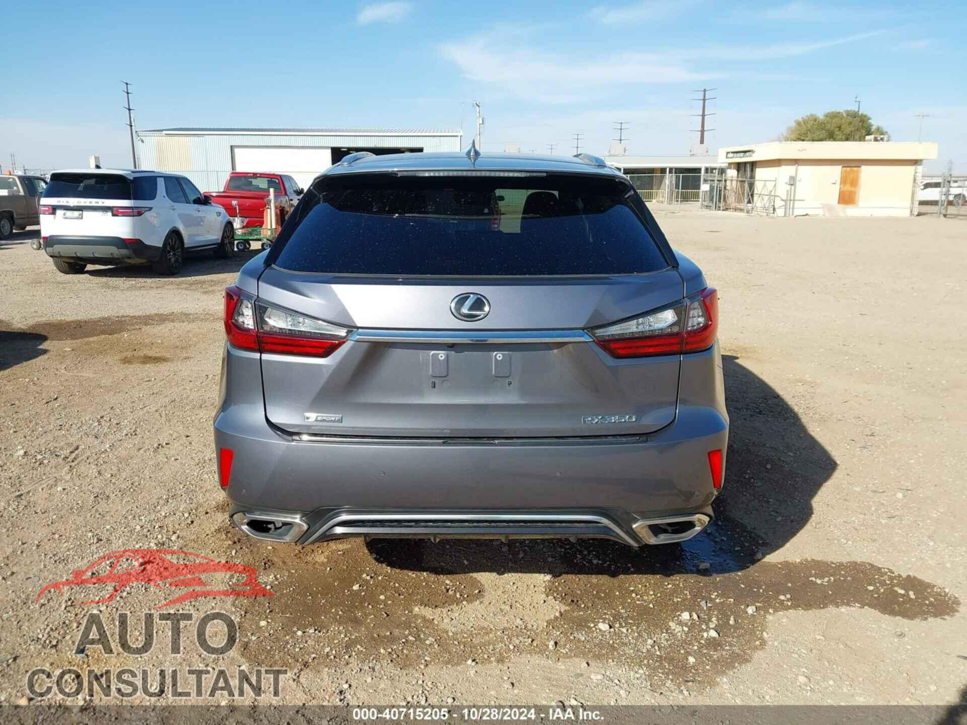 LEXUS RX 350 2017 - 2T2BZMCA2HC077475