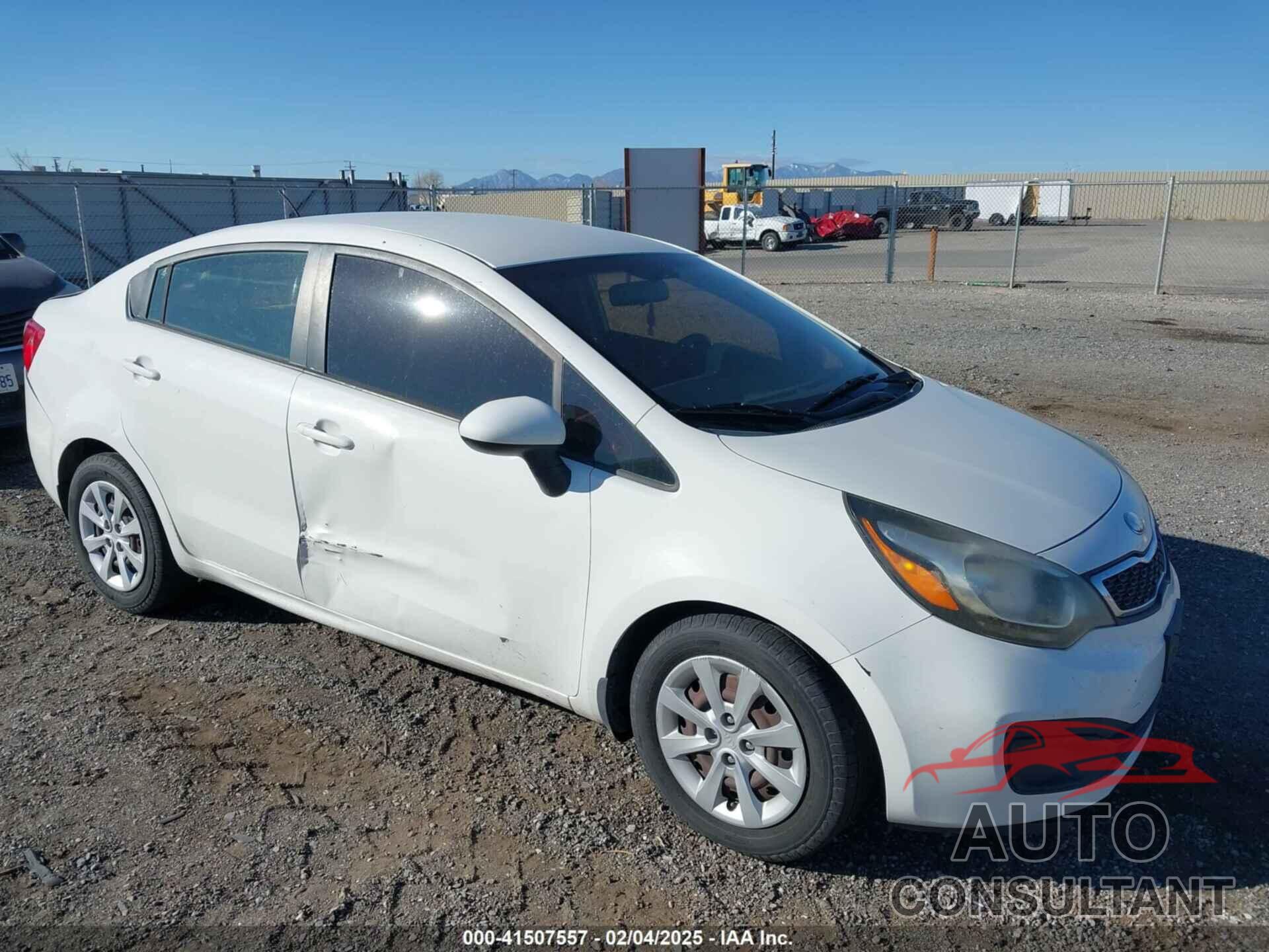 KIA RIO 2013 - KNADN4A31D6216314
