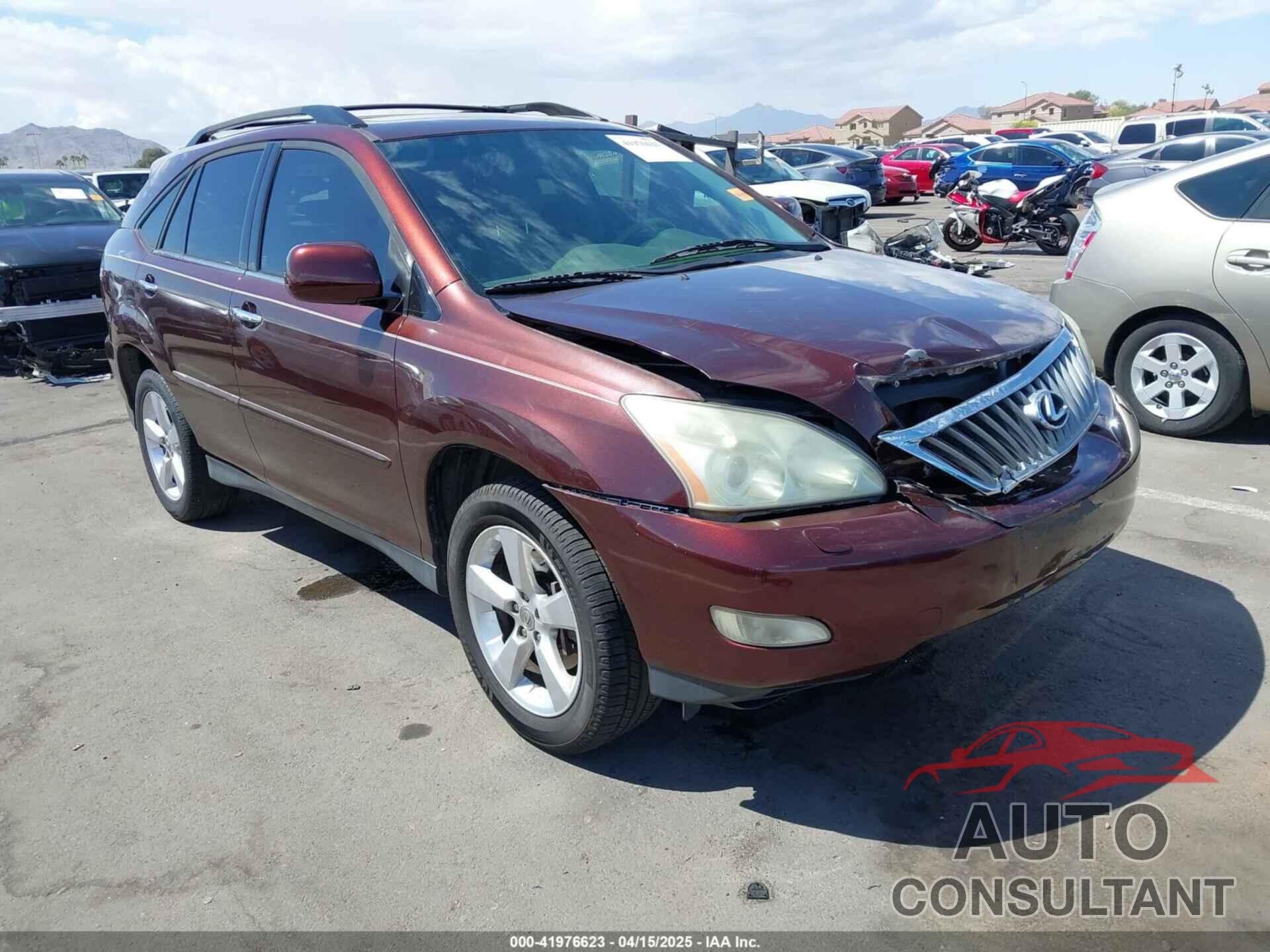 LEXUS RX 350 2009 - JTJGK31U899852422