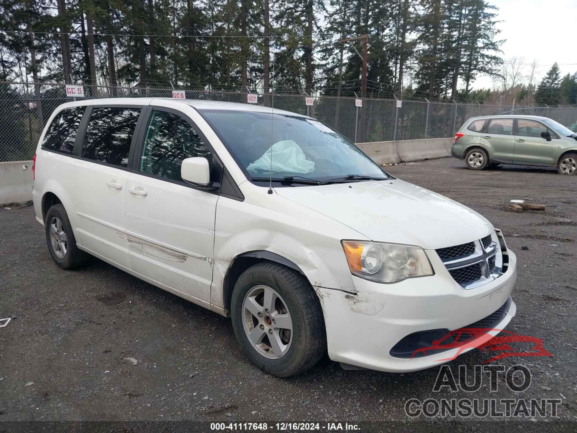 DODGE GRAND CARAVAN 2013 - 2C4RDGCG0DR536780