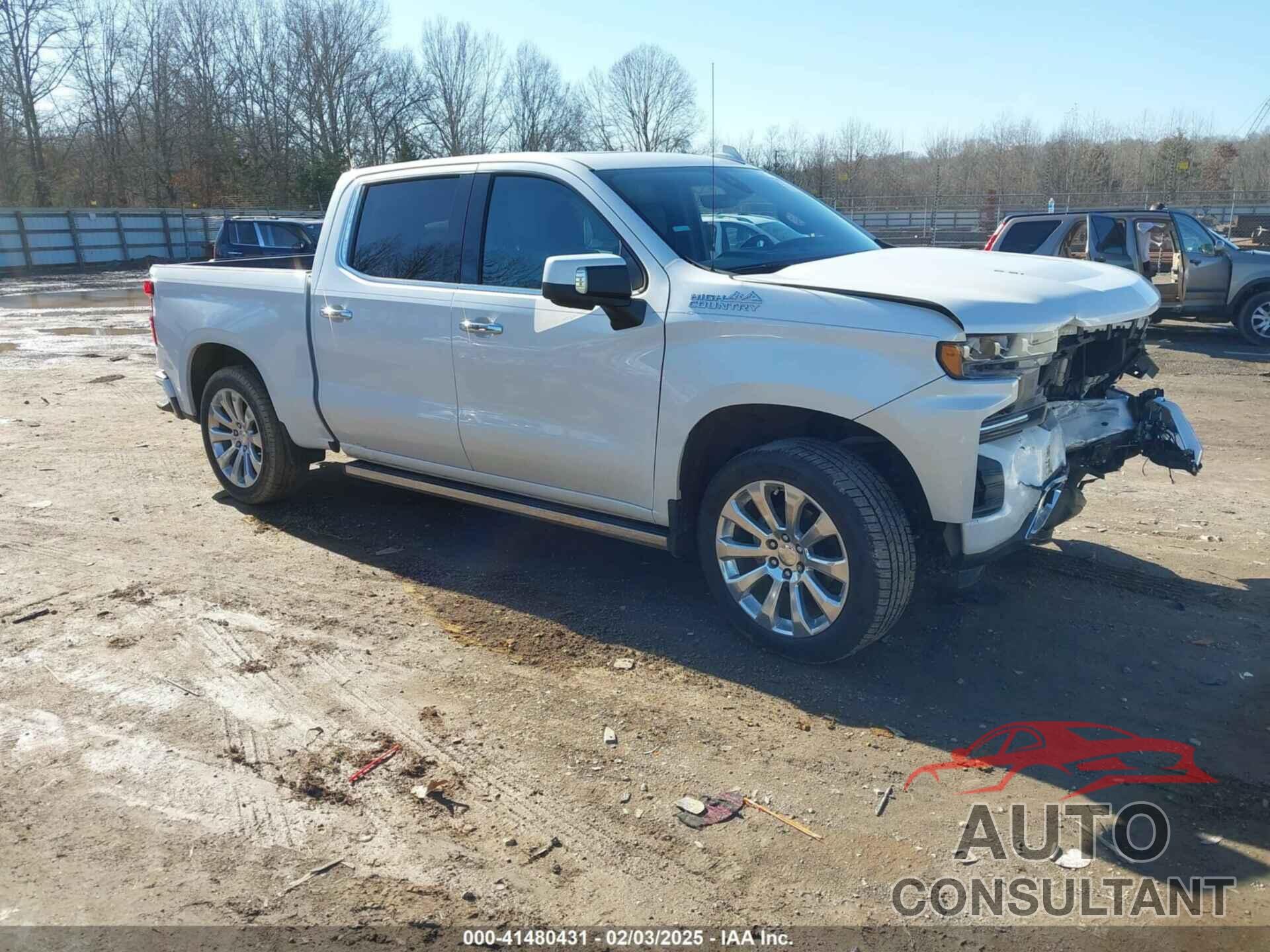 CHEVROLET SILVERADO 1500 2021 - 3GCUYHEL6MG175043
