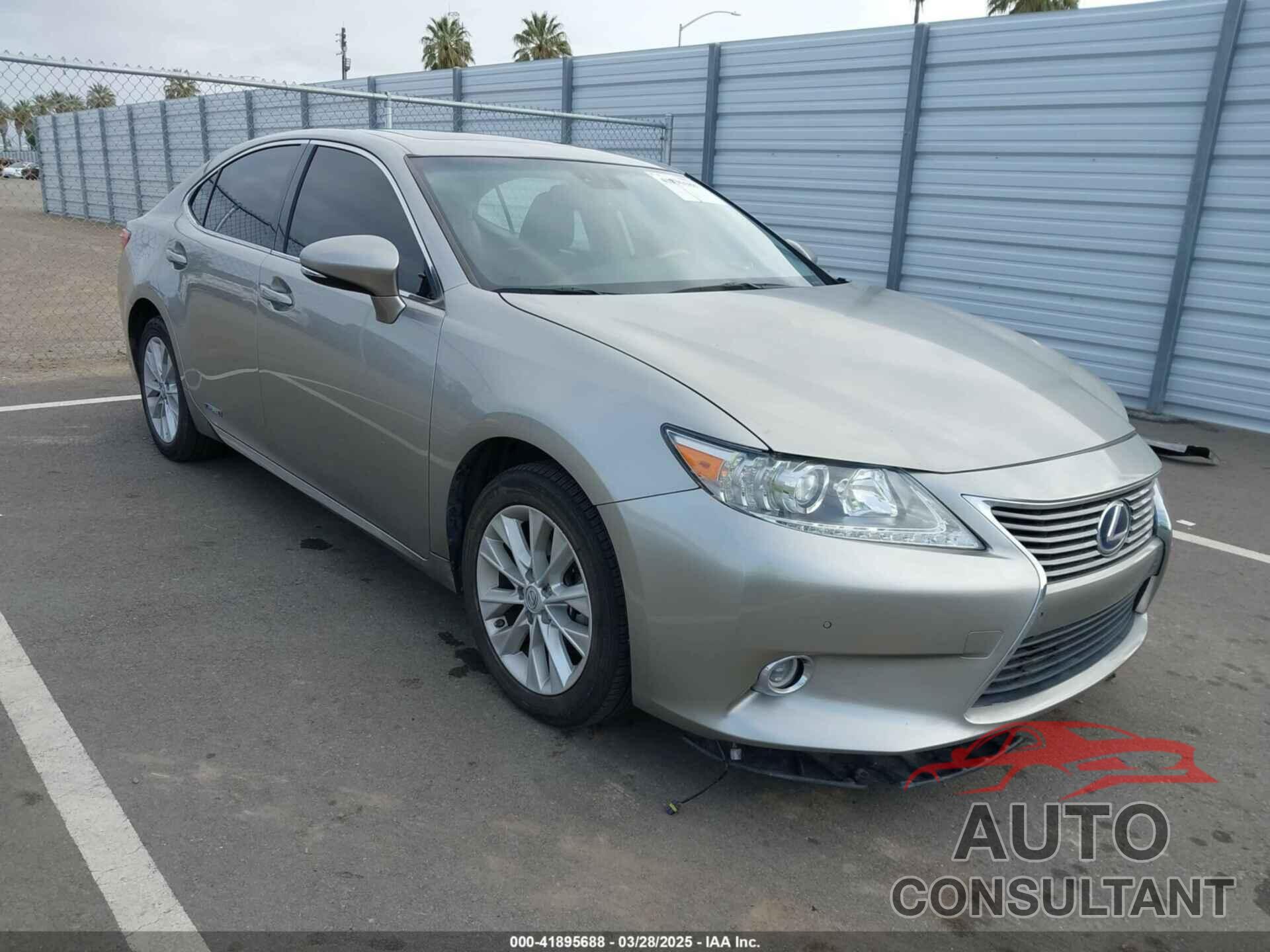 LEXUS ES 300H 2015 - JTHBW1GG0F2080458