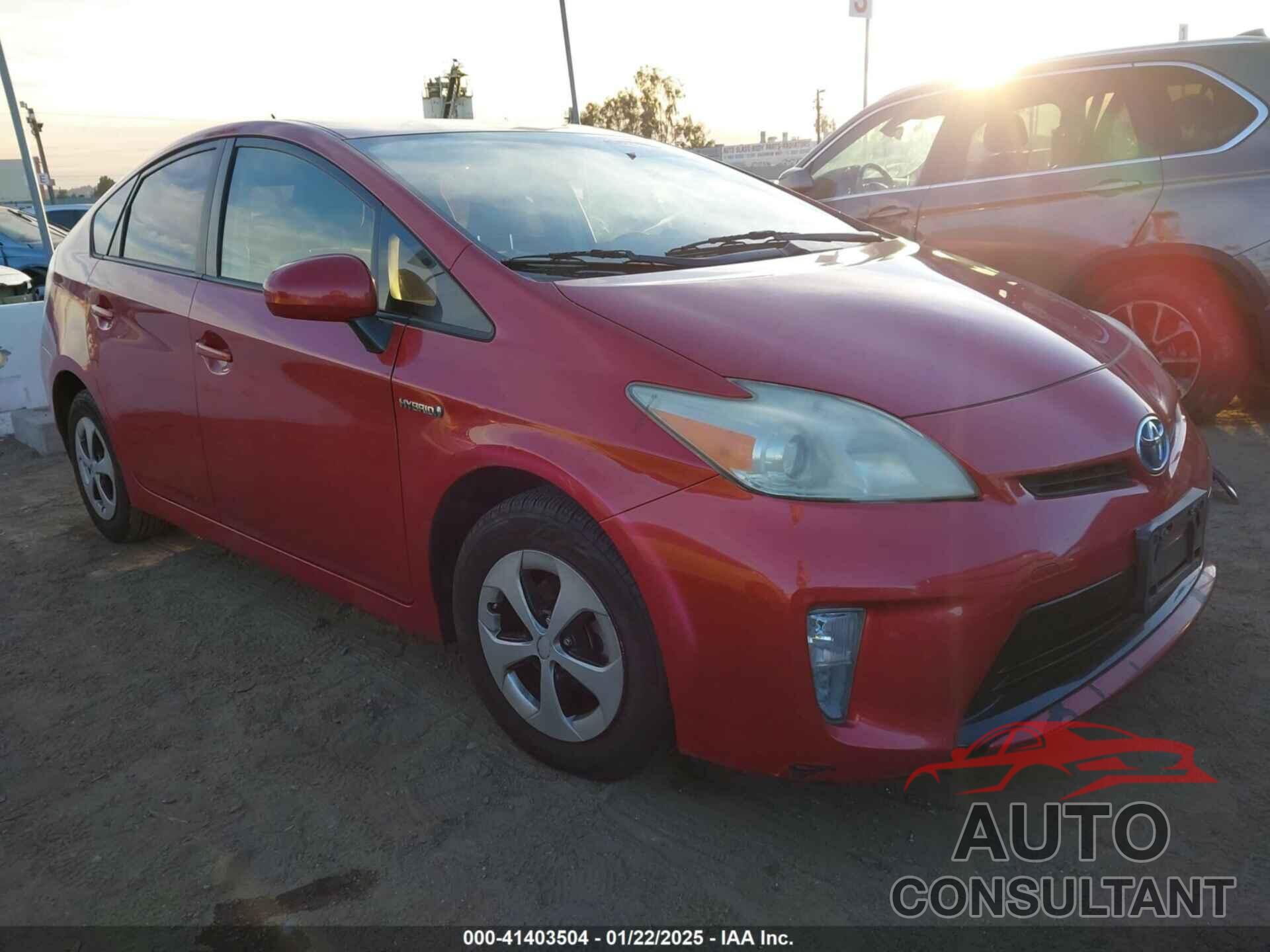 TOYOTA PRIUS 2013 - JTDKN3DUXD5558875