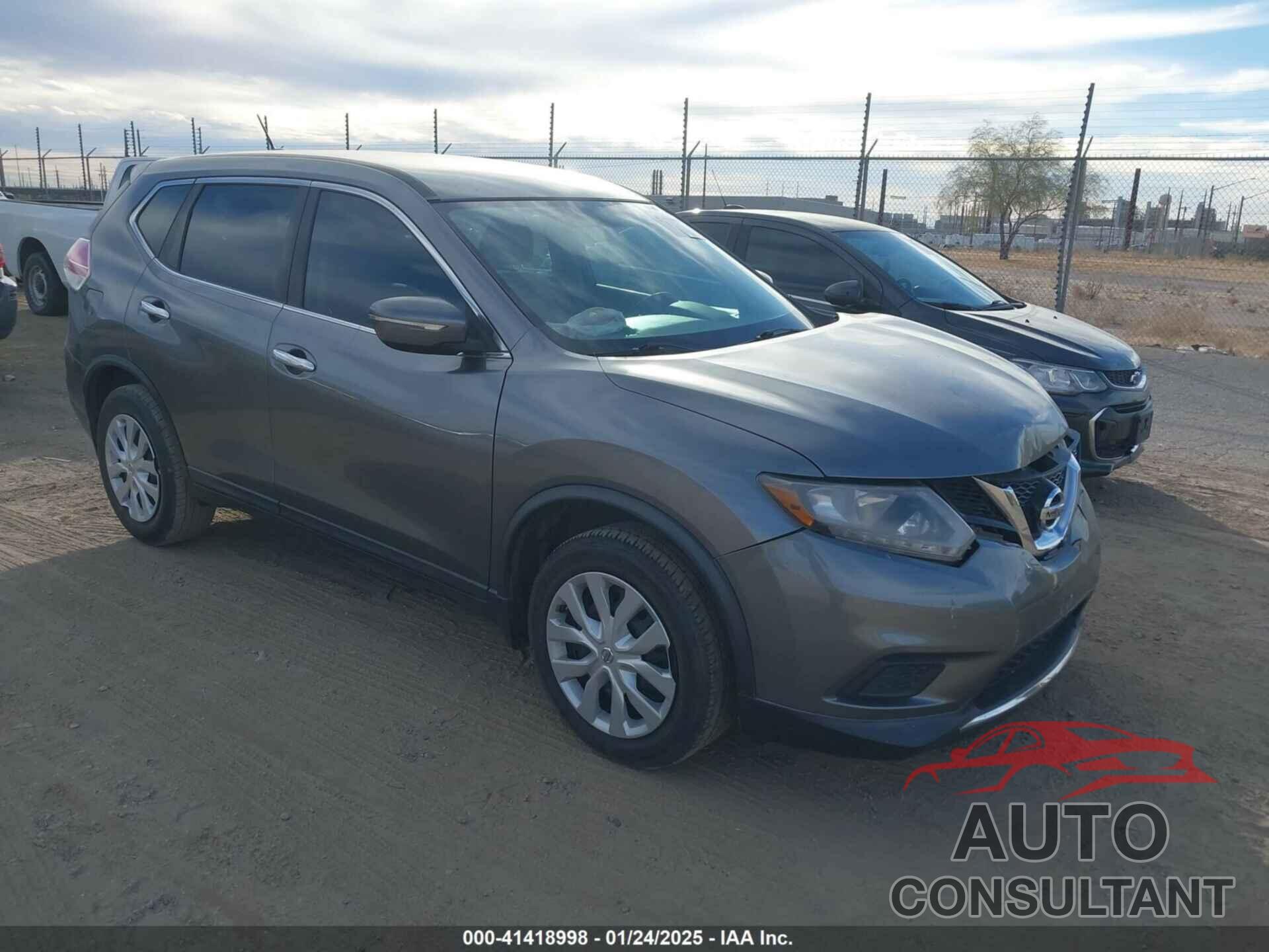 NISSAN ROGUE 2015 - KNMAT2MT7FP587826