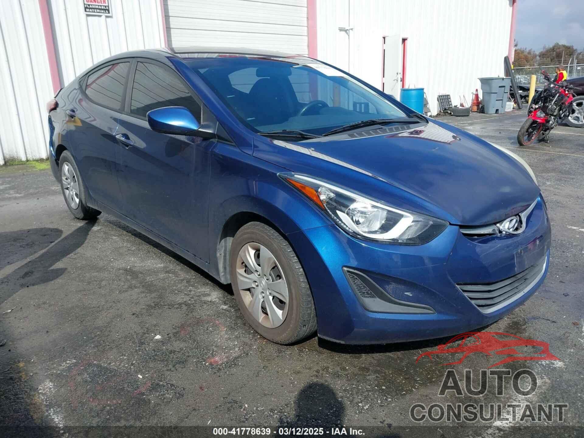 HYUNDAI ELANTRA 2016 - 5NPDH4AE2GH691895
