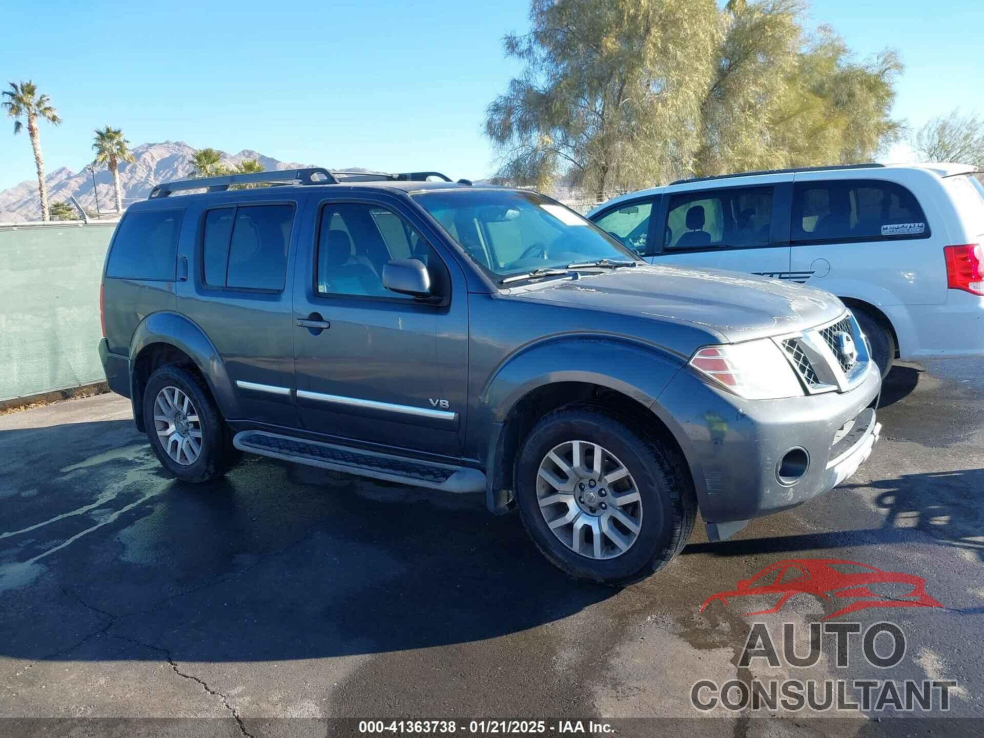 NISSAN PATHFINDER 2010 - 5N1BR1NBXAC620574