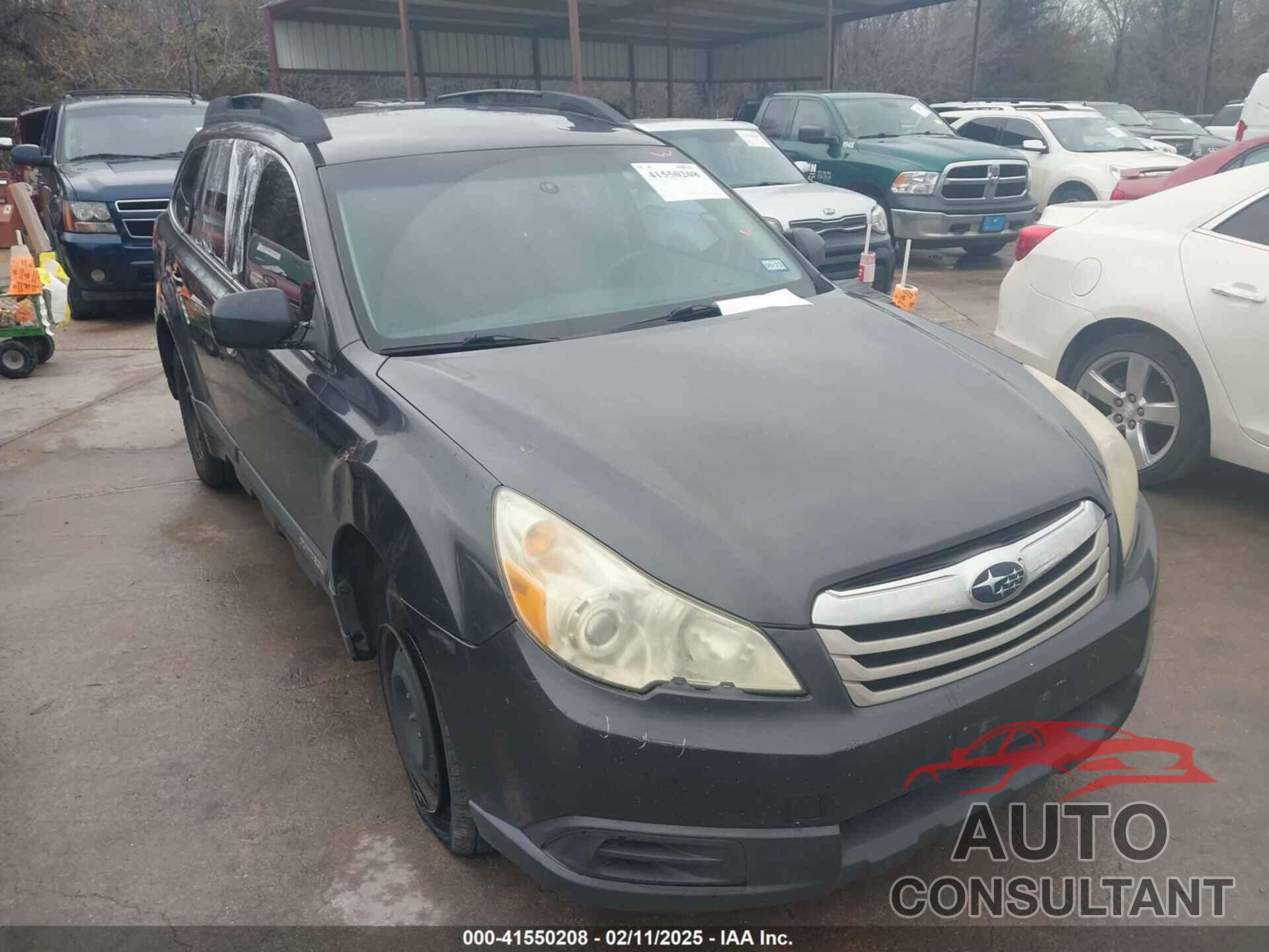 SUBARU OUTBACK 2011 - 4S4BRCAC4B3406224