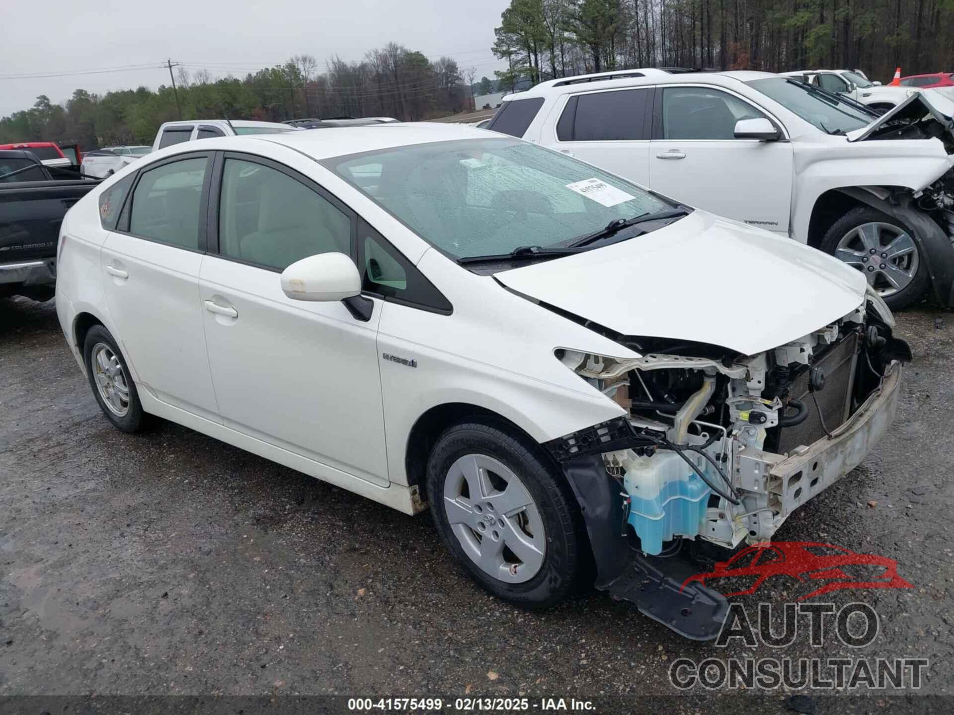 TOYOTA PRIUS 2011 - JTDKN3DU6B0324517