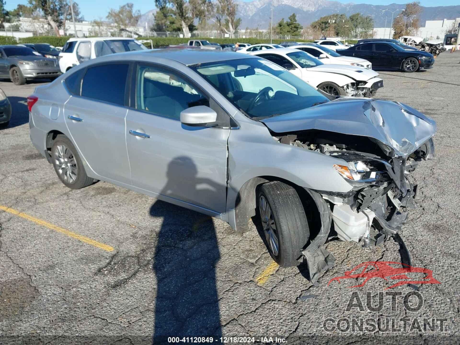 NISSAN SENTRA 2019 - 3N1AB7AP3KY253781