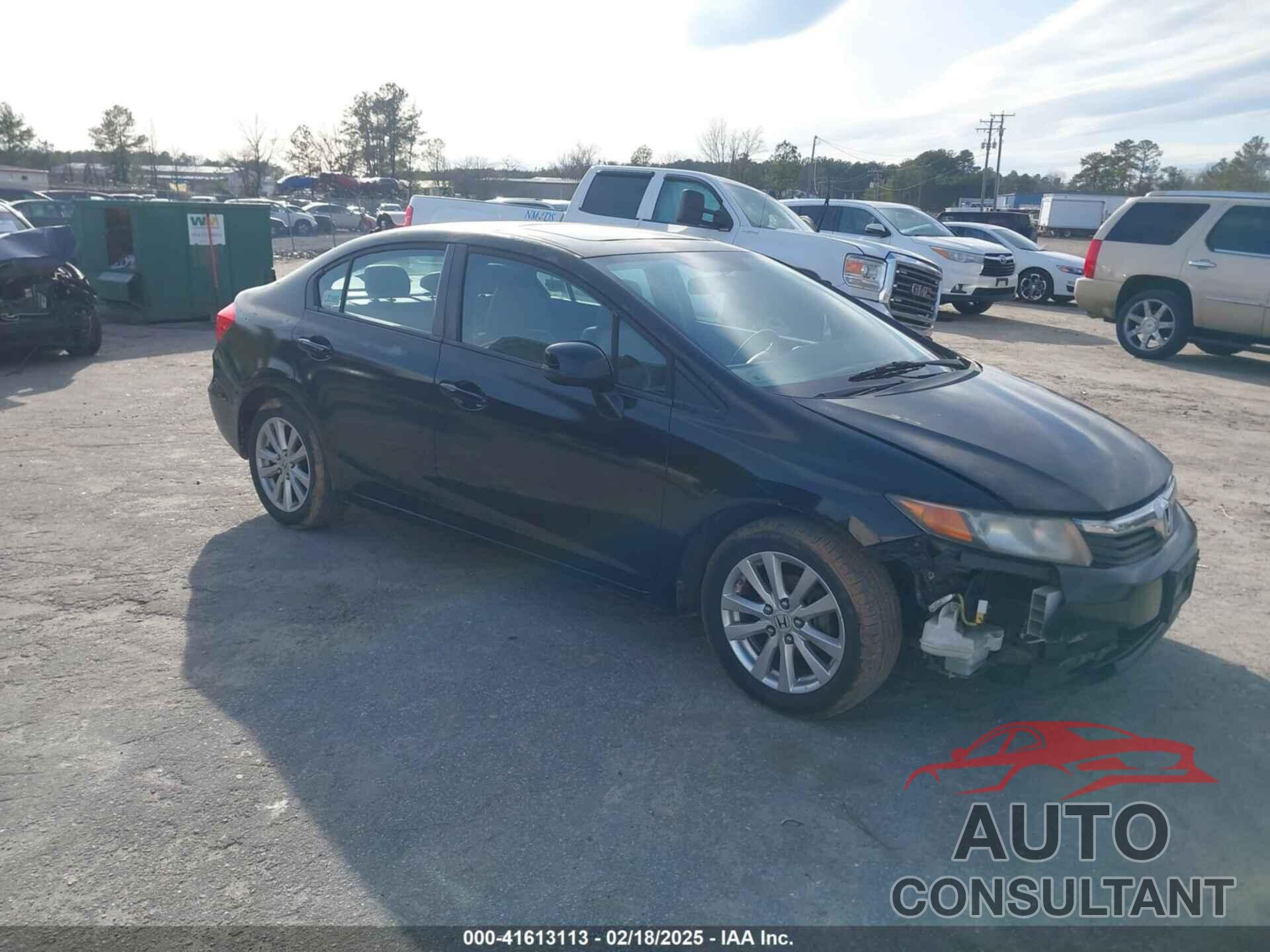 HONDA CIVIC 2012 - 2HGFB2F91CH510560