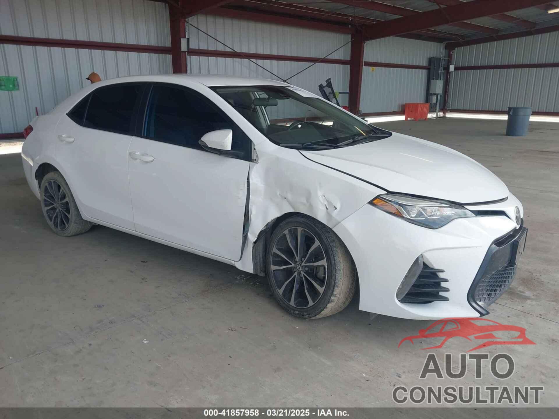 TOYOTA COROLLA 2019 - 2T1BURHE9KC218741