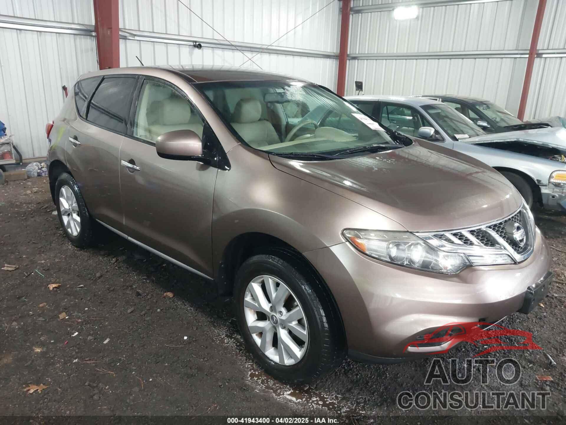 NISSAN MURANO 2012 - JN8AZ1MW9CW229619