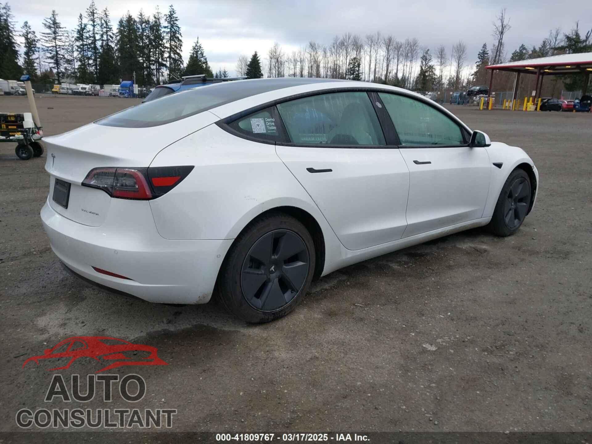 TESLA MODEL 3 2021 - 5YJ3E1EB3MF856009