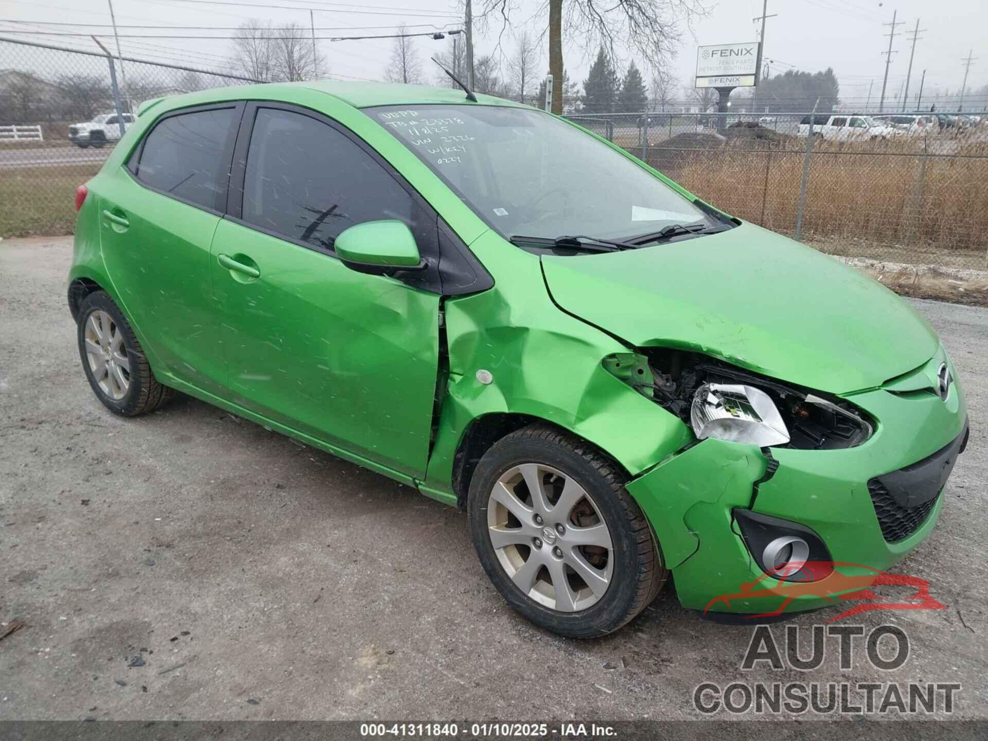 MAZDA MAZDA2 2012 - JM1DE1LY0C0152326