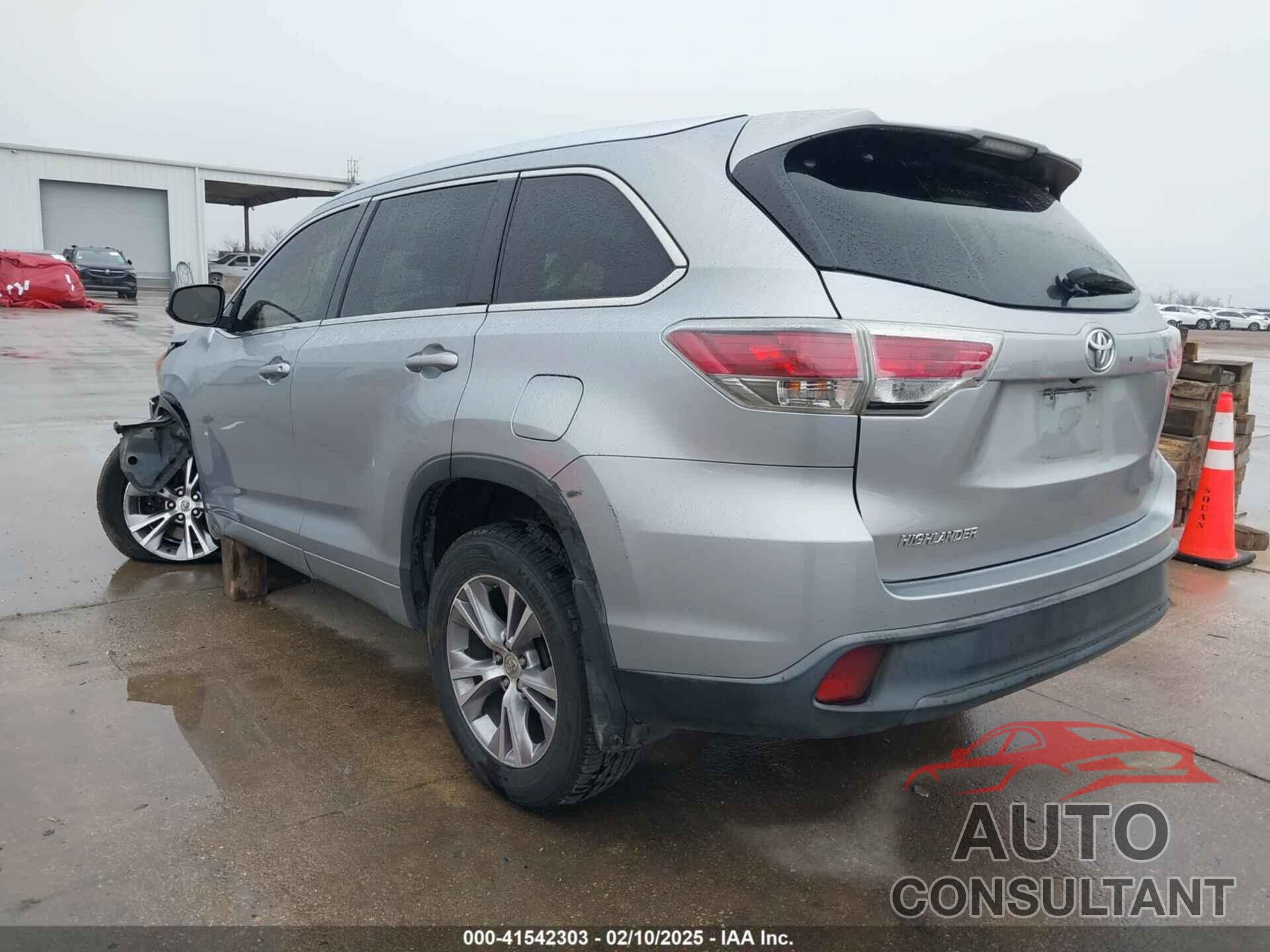 TOYOTA HIGHLANDER 2015 - 5TDKKRFH9FS076259