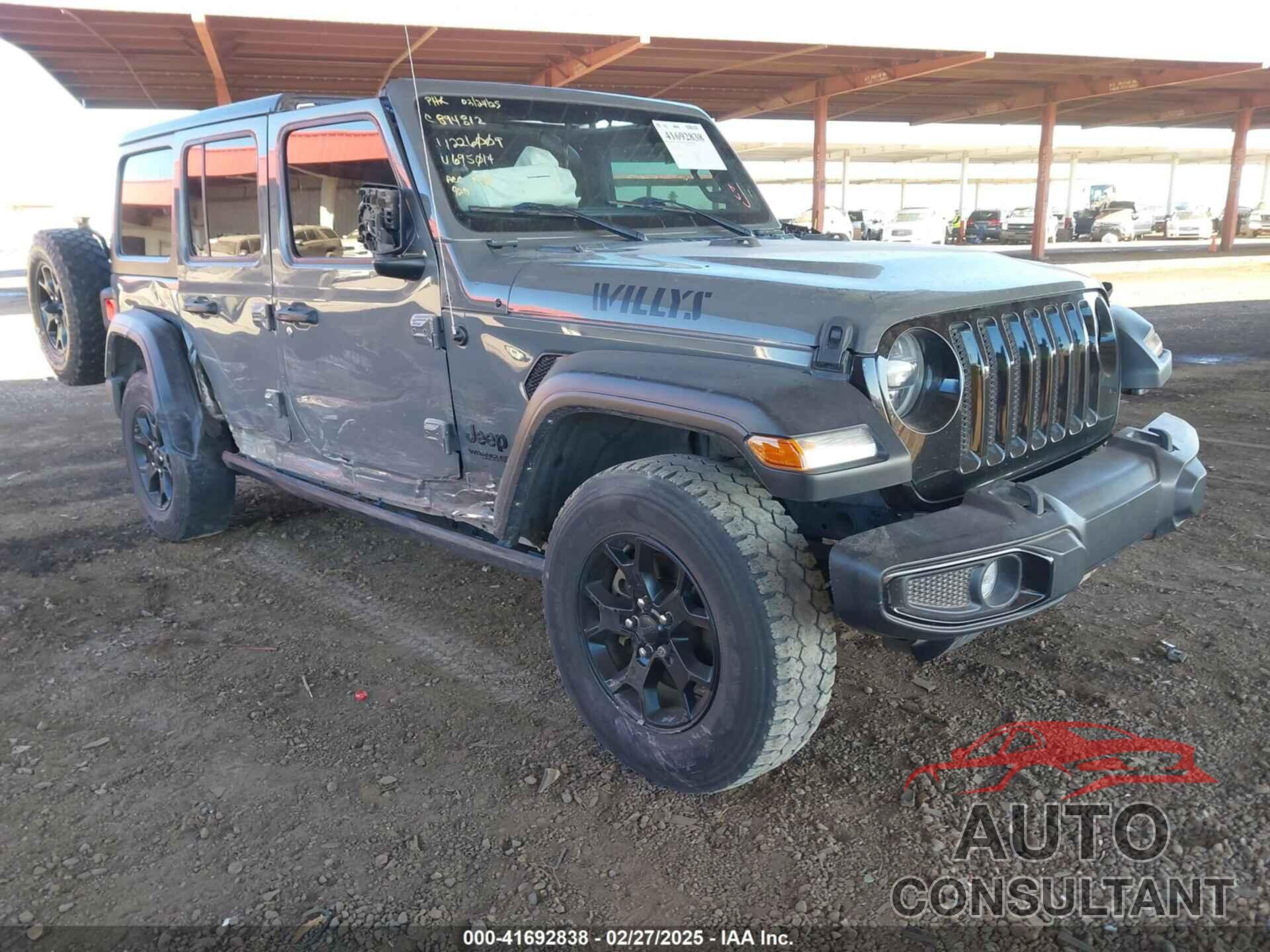 JEEP WRANGLER UNLIMITED 2021 - 1C4HJXDG5MW695014