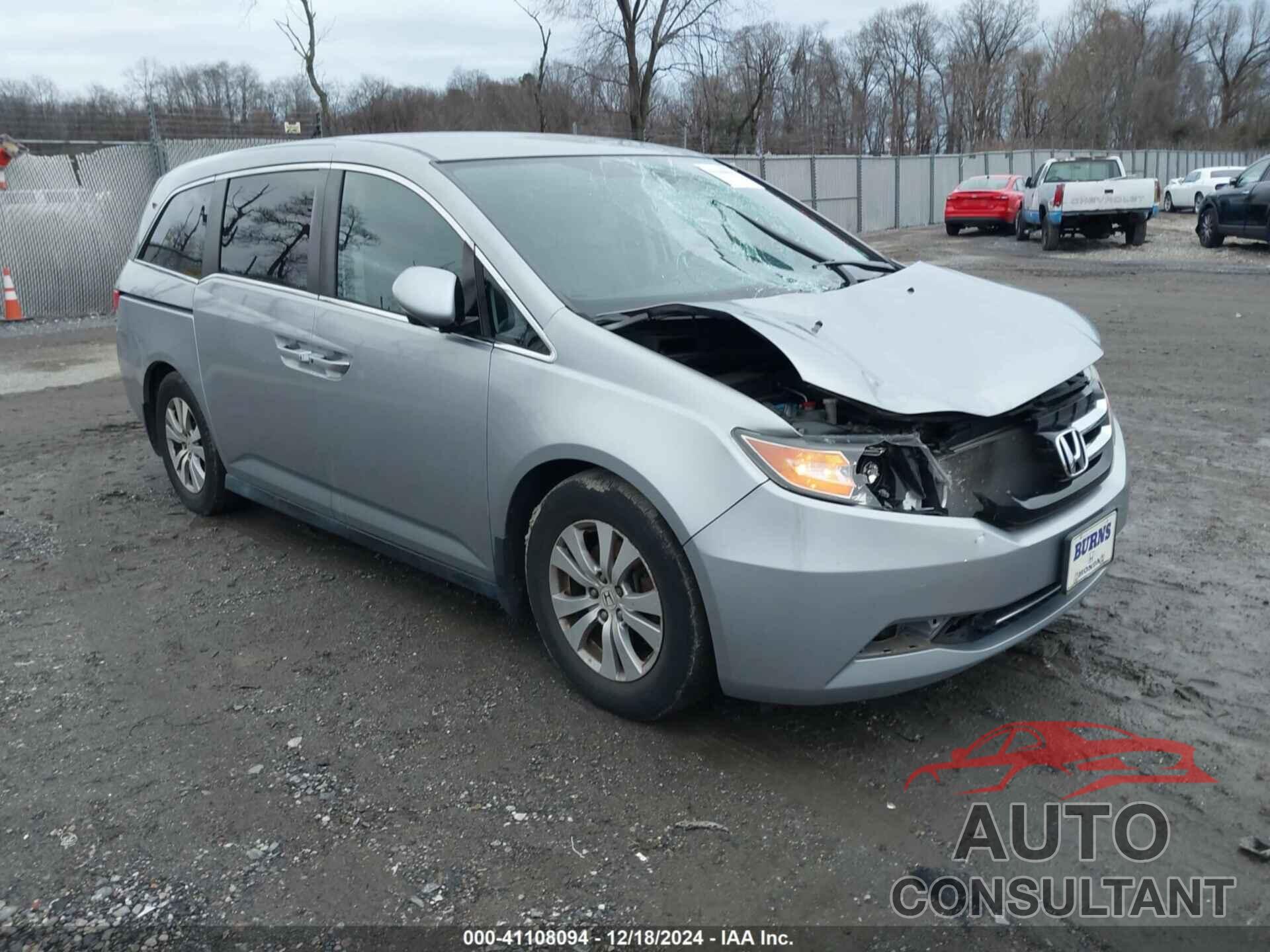 HONDA ODYSSEY 2016 - 5FNRL5H4XGB071401