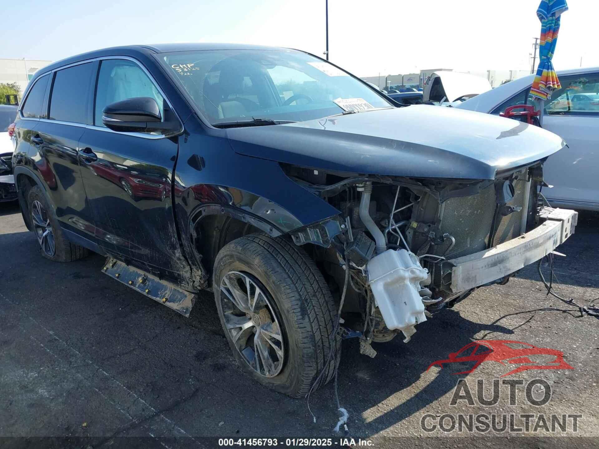 TOYOTA HIGHLANDER 2019 - 5TDBZRFH7KS980097