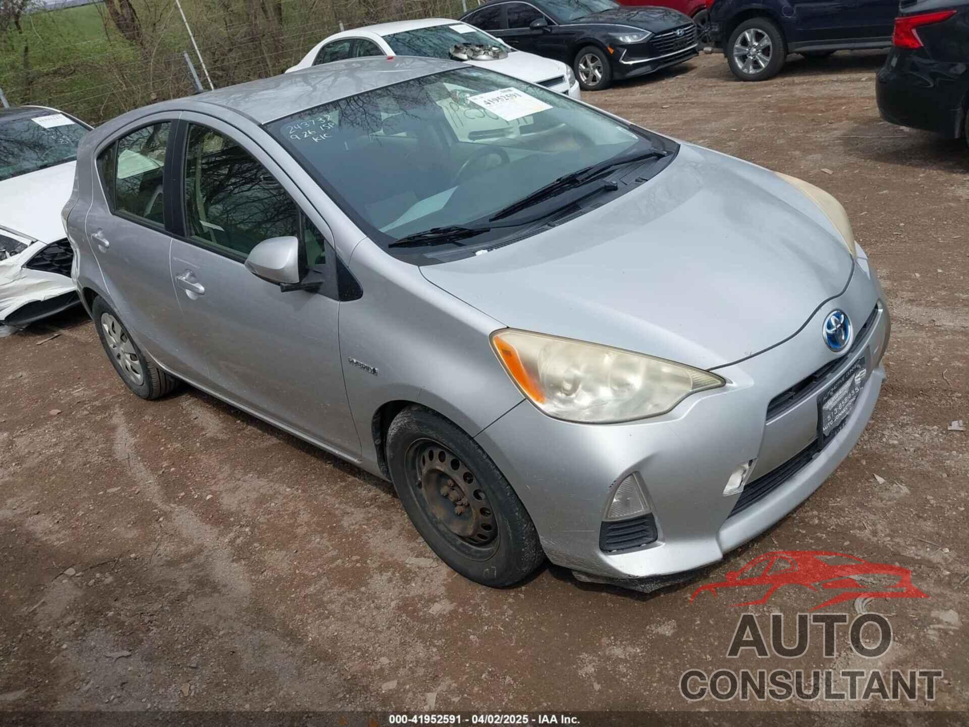 TOYOTA PRIUS C 2012 - JTDKDTB33C1520956