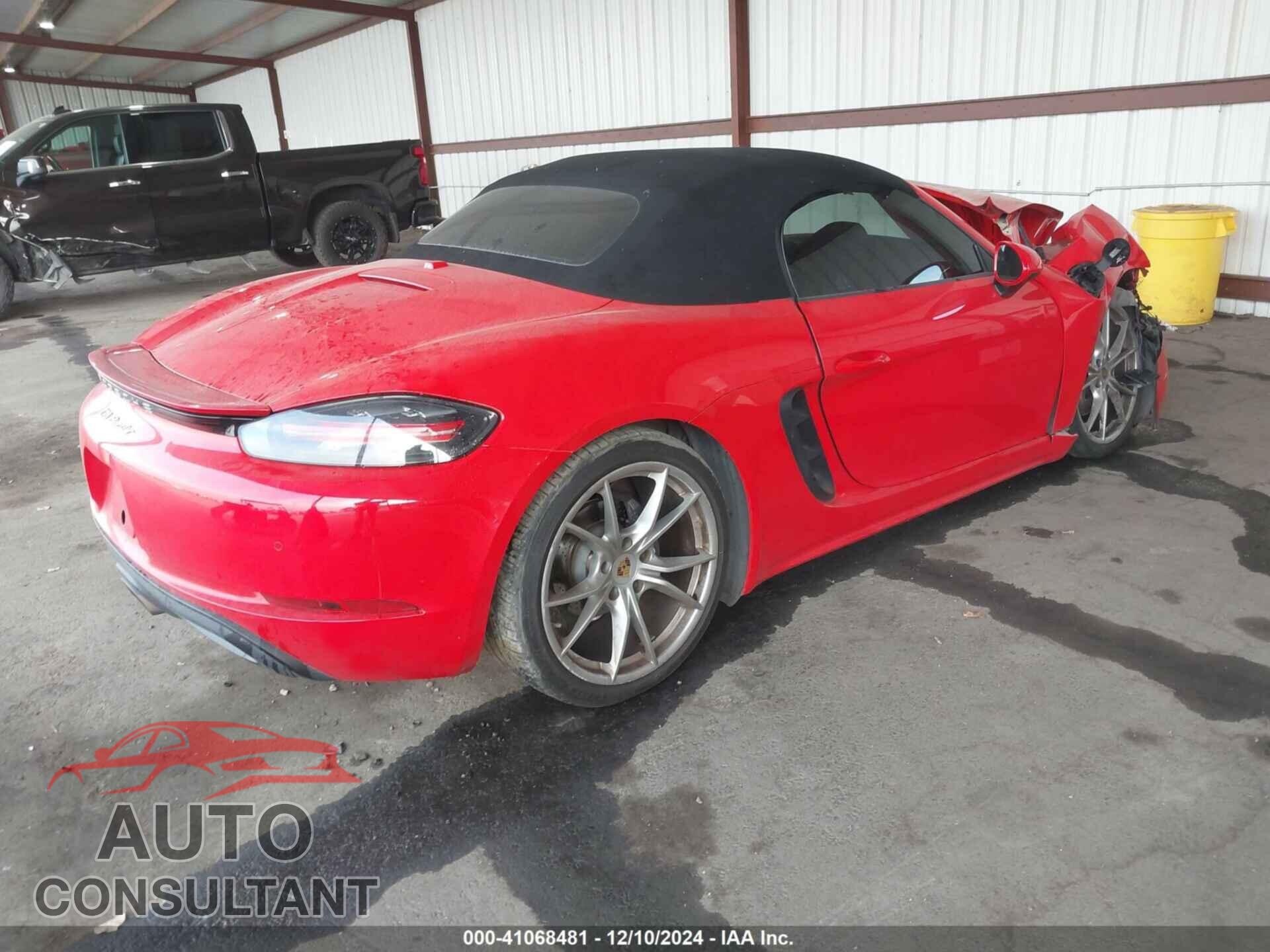 PORSCHE 718 BOXSTER 2019 - WP0CA2A84KS210831