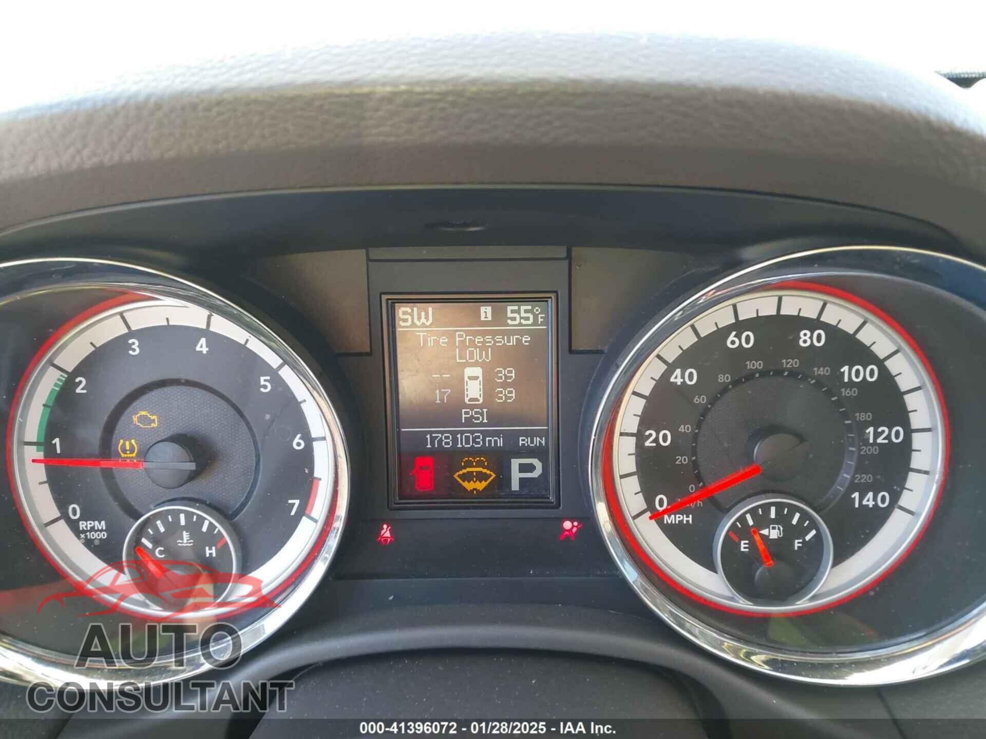DODGE DURANGO 2011 - 1D4RE4GG4BC742442