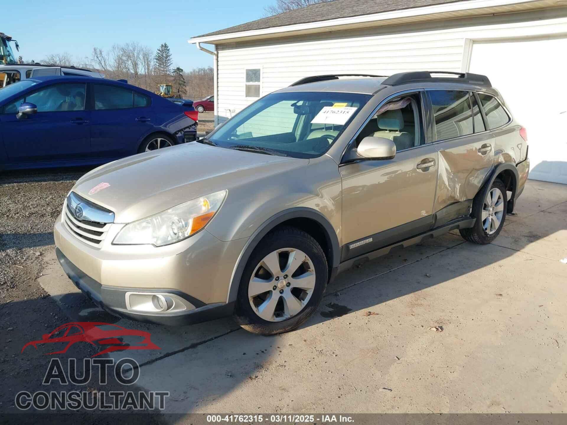 SUBARU OUTBACK 2010 - 4S4BRBCC9A3345149