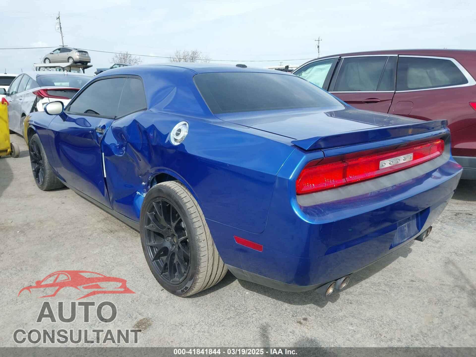 DODGE CHALLENGER 2012 - 2C3CDYBT5CH262396