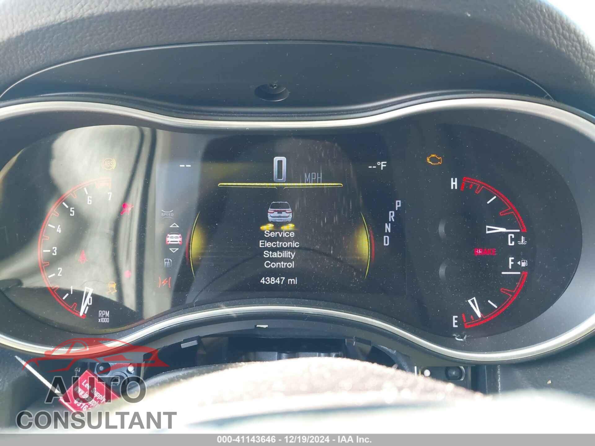 DODGE DURANGO 2019 - 1C4RDJAG6KC534232