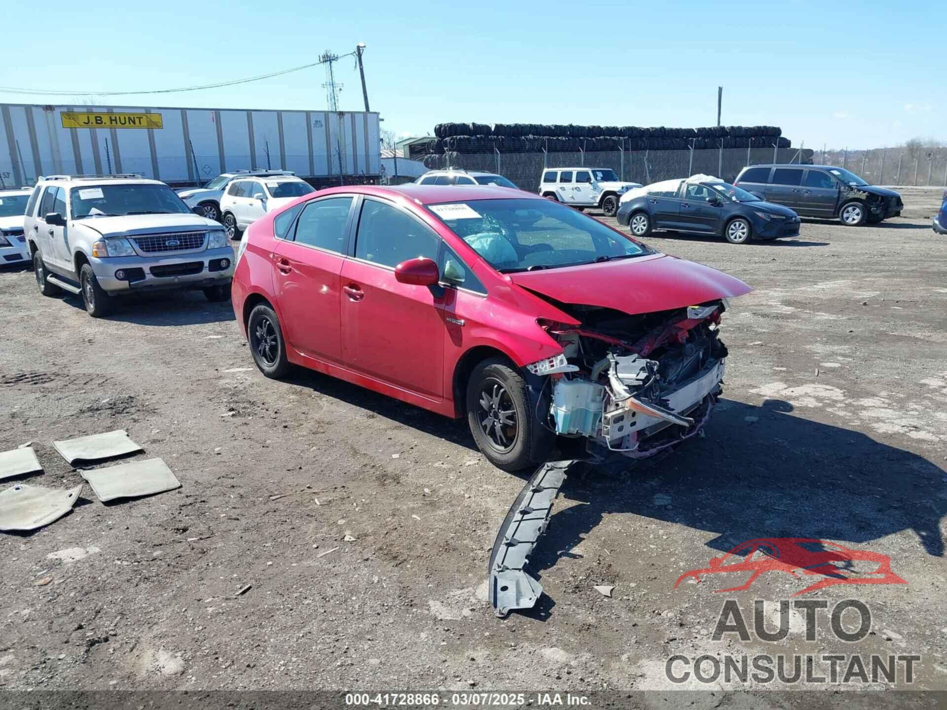 TOYOTA PRIUS 2012 - JTDKN3DU1C1507660